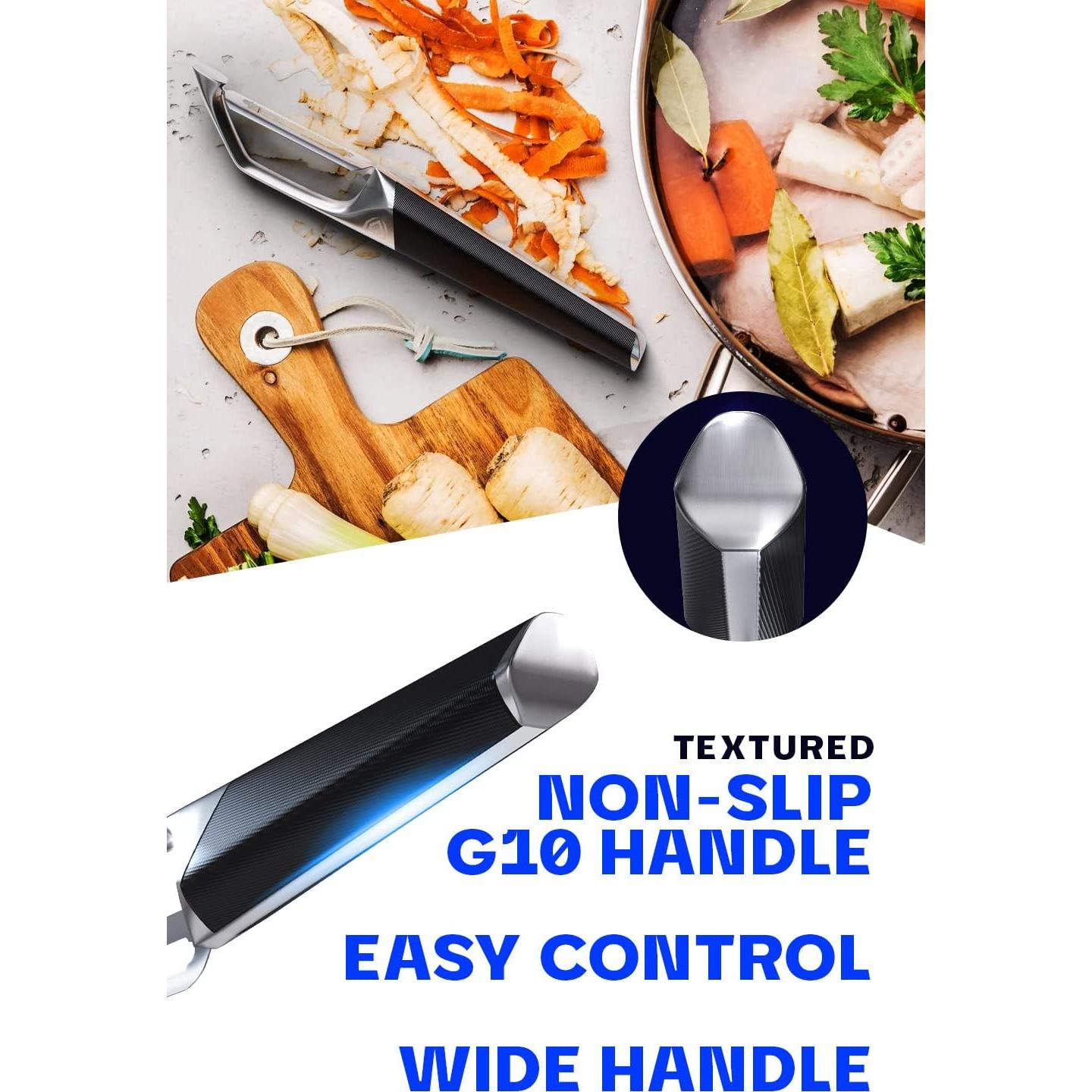 Pelador Recto Dalstrong Razor VX-I - Acero Inoxidable 3 Cuchillas