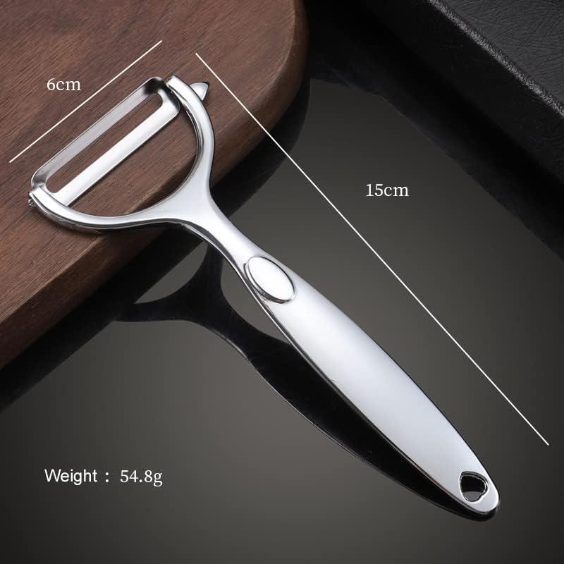 Conjunto de Peladores Amouy 2 Piezas Acero Inoxidable Y