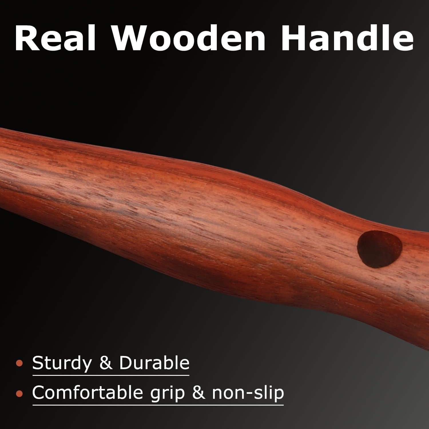 Pelador de Verduras Lyveit STWD003-1 con Mango de Madera Antideslizante