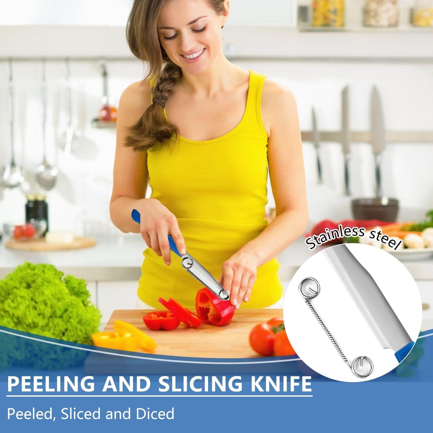 Cuchillo Multifuncional COLOTTE 3 en 1 Acero Inoxidable 22cm