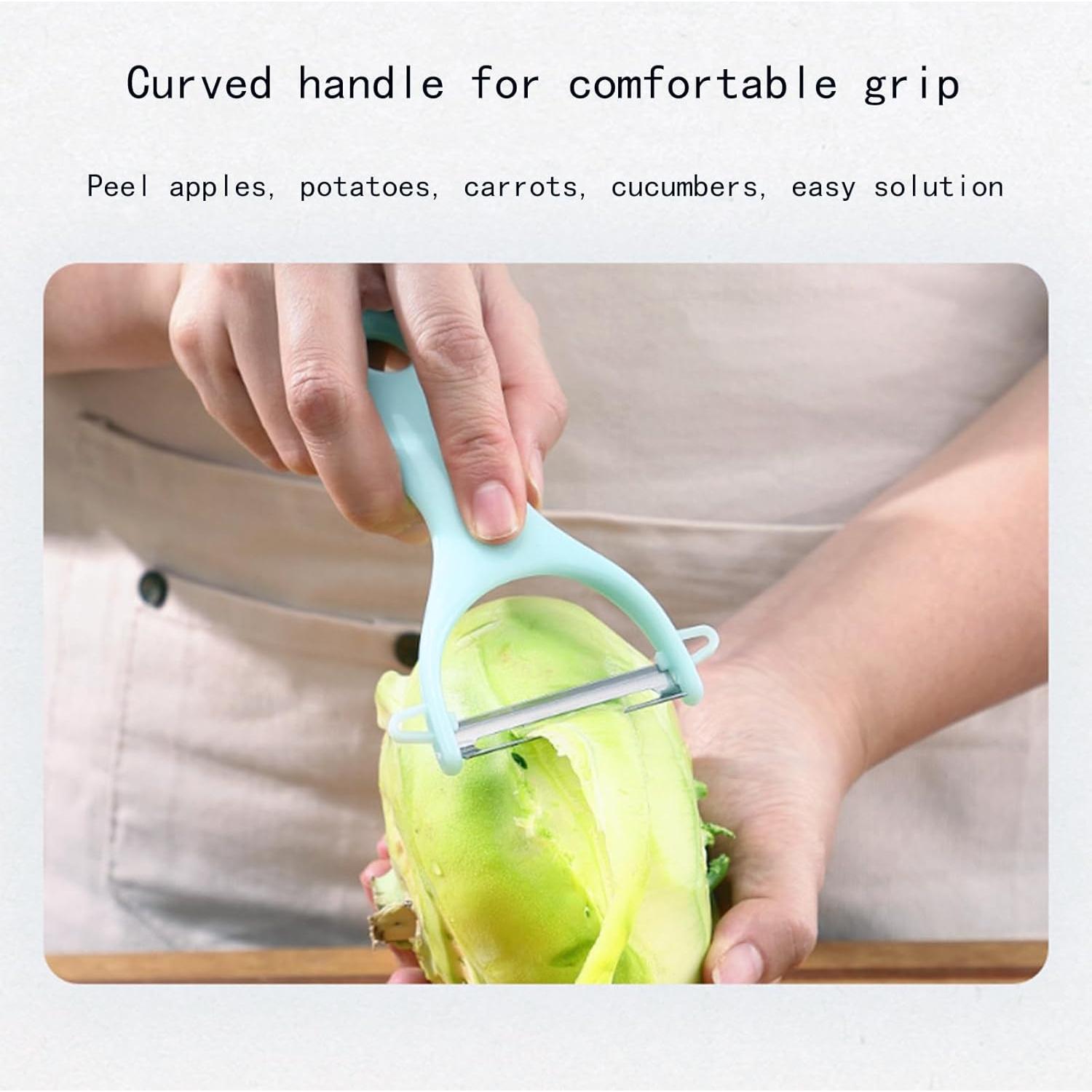 Juego de 6 Peladores de Verduras HZ Yihai Otoño - Acero Inoxidable