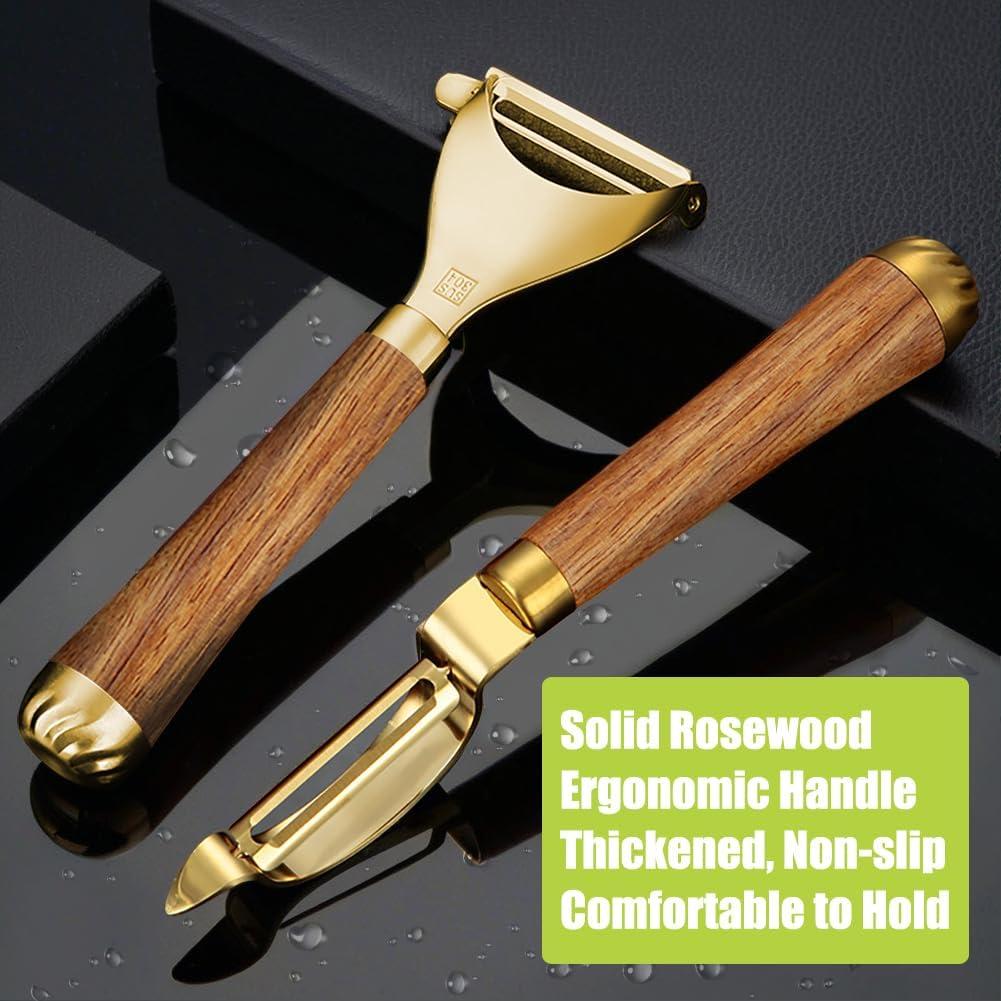 Conjunto de Peladores de Verduras WELLSUIT 2 Piezas Acero Inoxidable