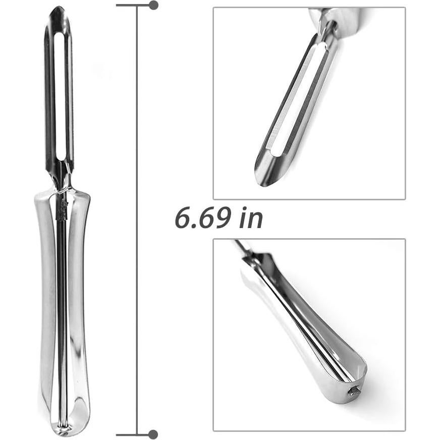 Pelador de Verduras Lechay Acero Inoxidable Juego de 3