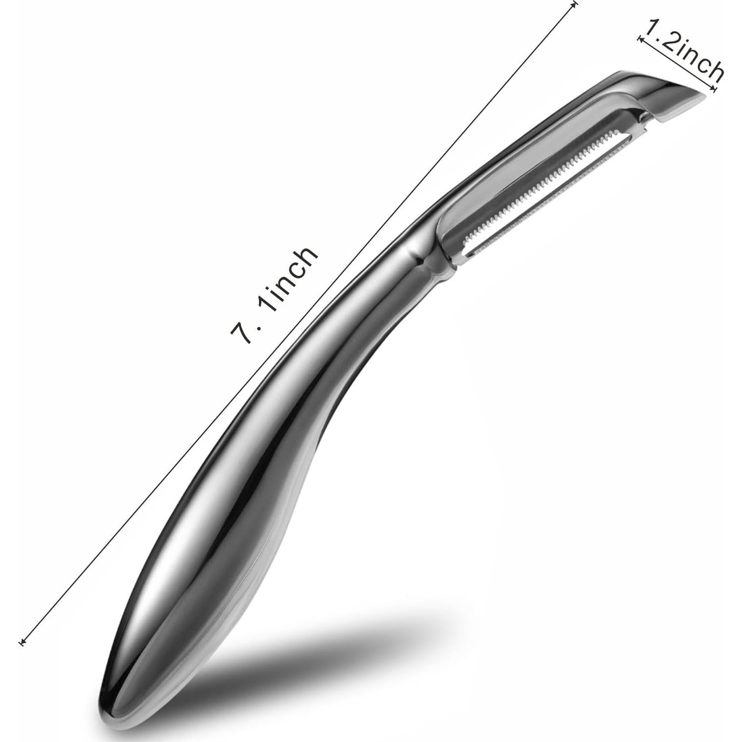 Pelador de Verduras LIIGEMI Acero Inoxidable Ergonómico 18 cm