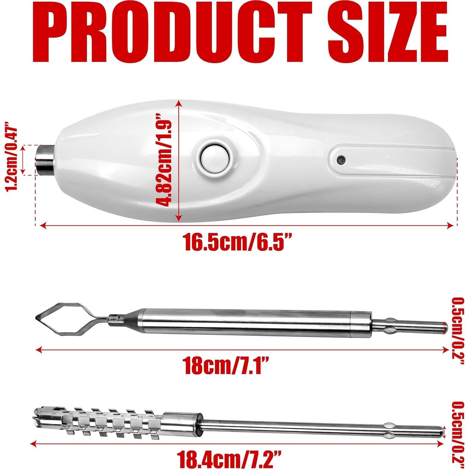 Corer de Verduras BuleVina Eléctrico Inalámbrico 326g 2 Cuchillas