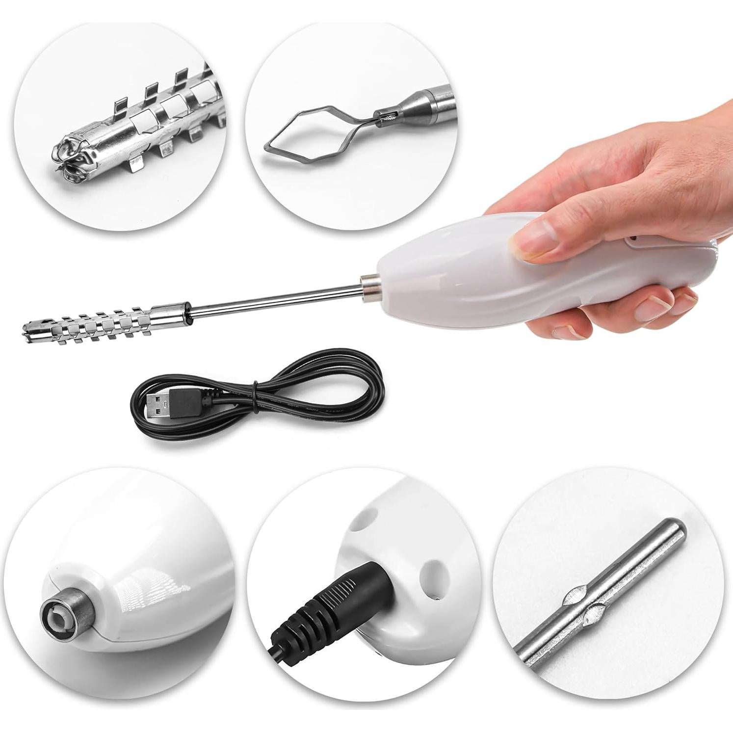 Corer de Verduras BuleVina Eléctrico Inalámbrico 326g 2 Cuchillas