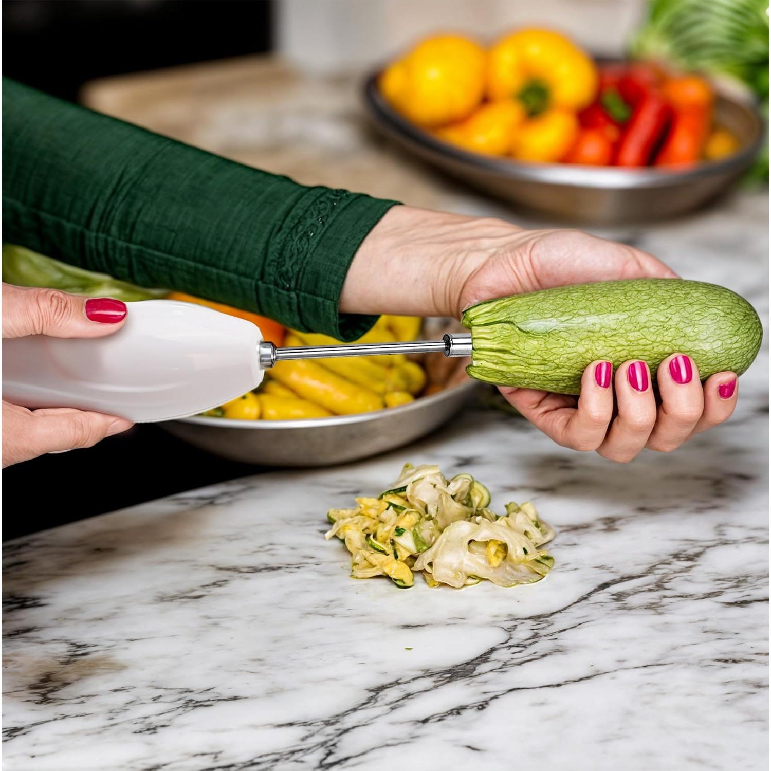 Corer de Verduras BuleVina Eléctrico Inalámbrico 326g 2 Cuchillas