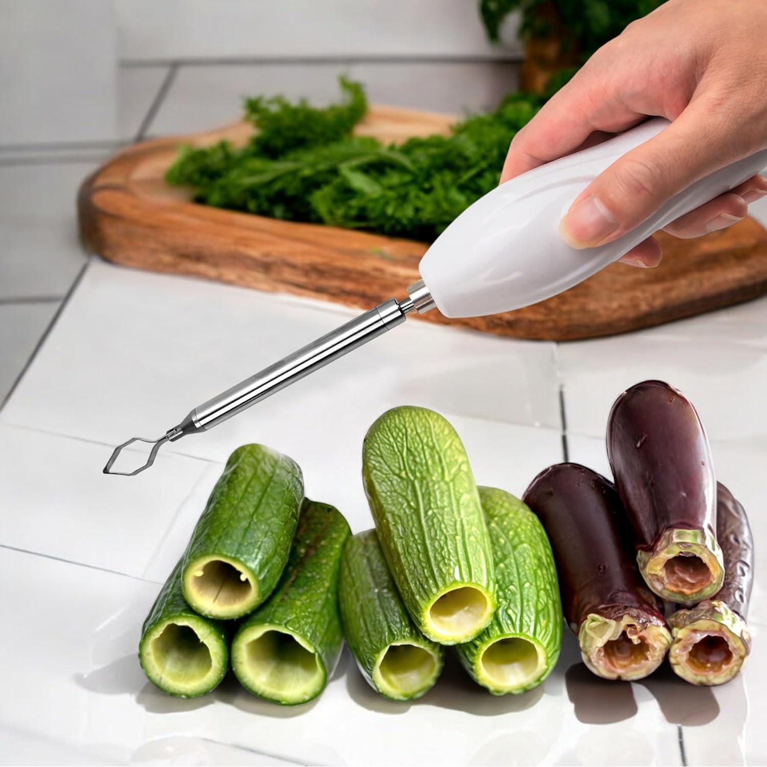 Corer de Verduras BuleVina Eléctrico Inalámbrico 326g 2 Cuchillas