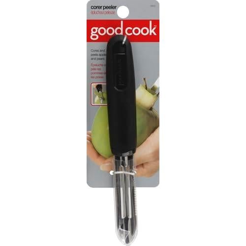 Pelador y Corer Buen Cocinero 12510 Acero Inoxidable Negro