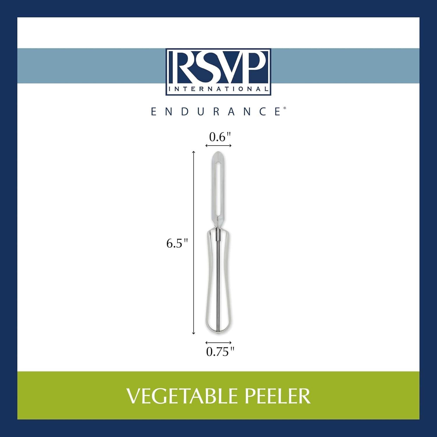 Pelador de Verduras RSVP International Acero Inoxidable 17.1 cm