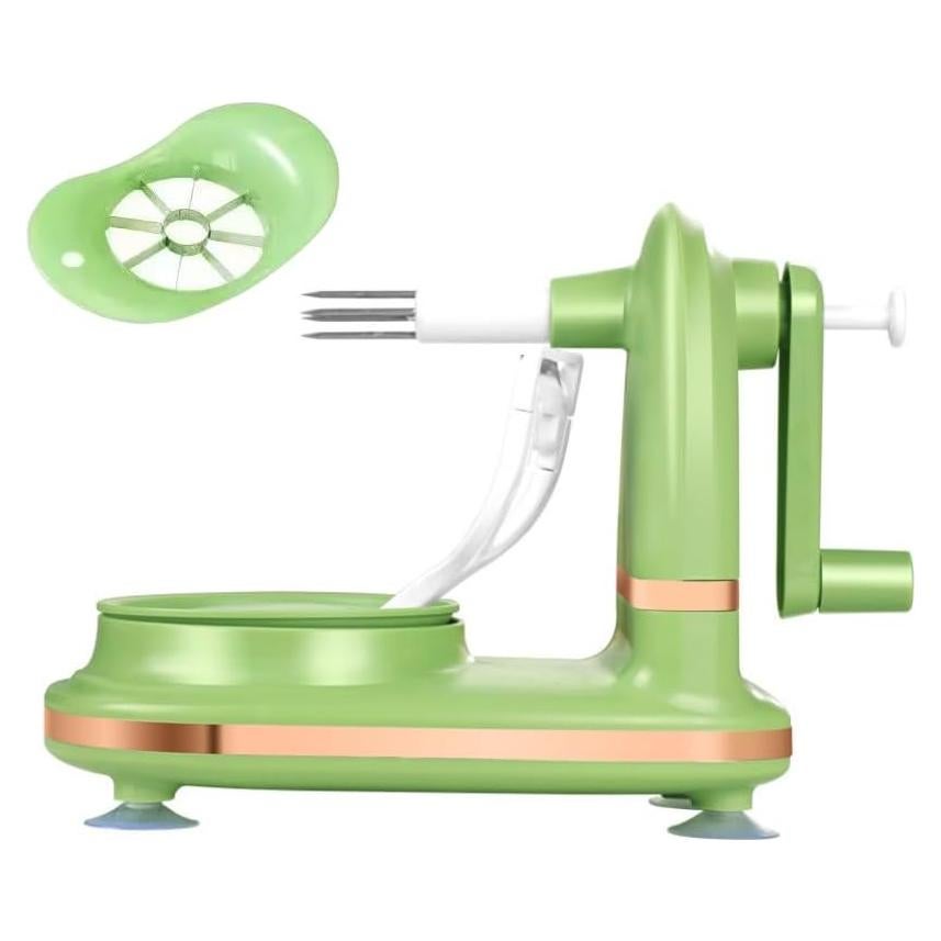 Pelador de Manzana y Pera ULAKLU Verde Claro, Automático y Antideslizante