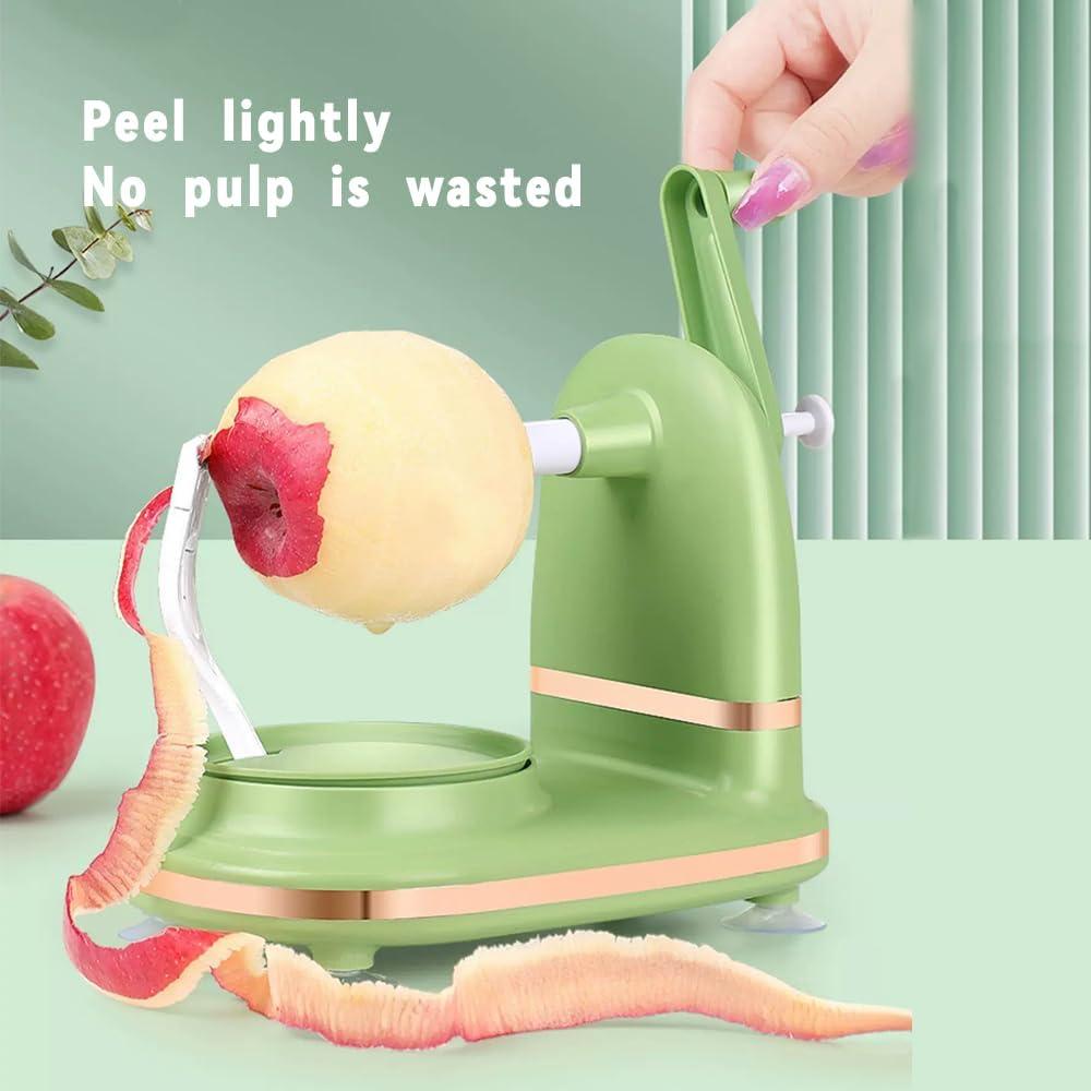 Pelador de Manzana y Pera ULAKLU Verde Claro, Automático y Antideslizante