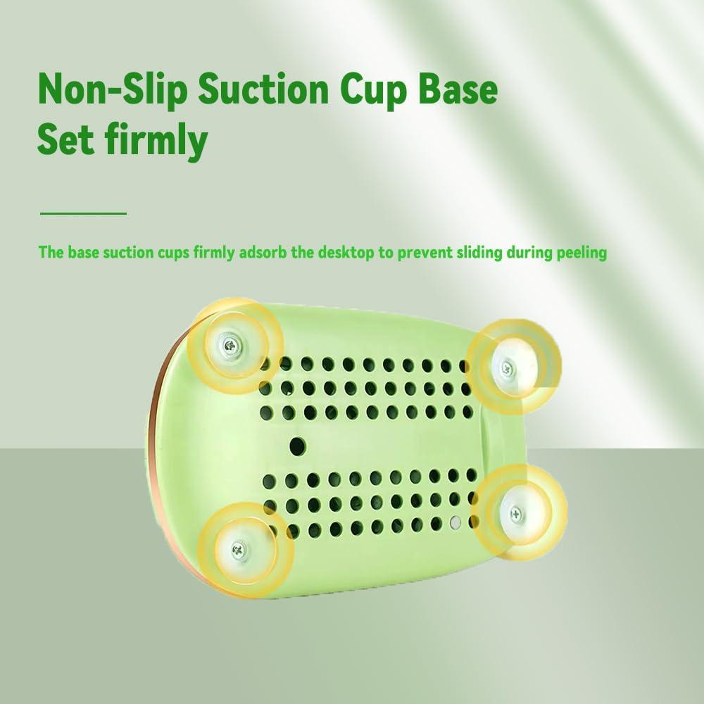 Pelador de Manzana y Pera ULAKLU Verde Claro, Automático y Antideslizante