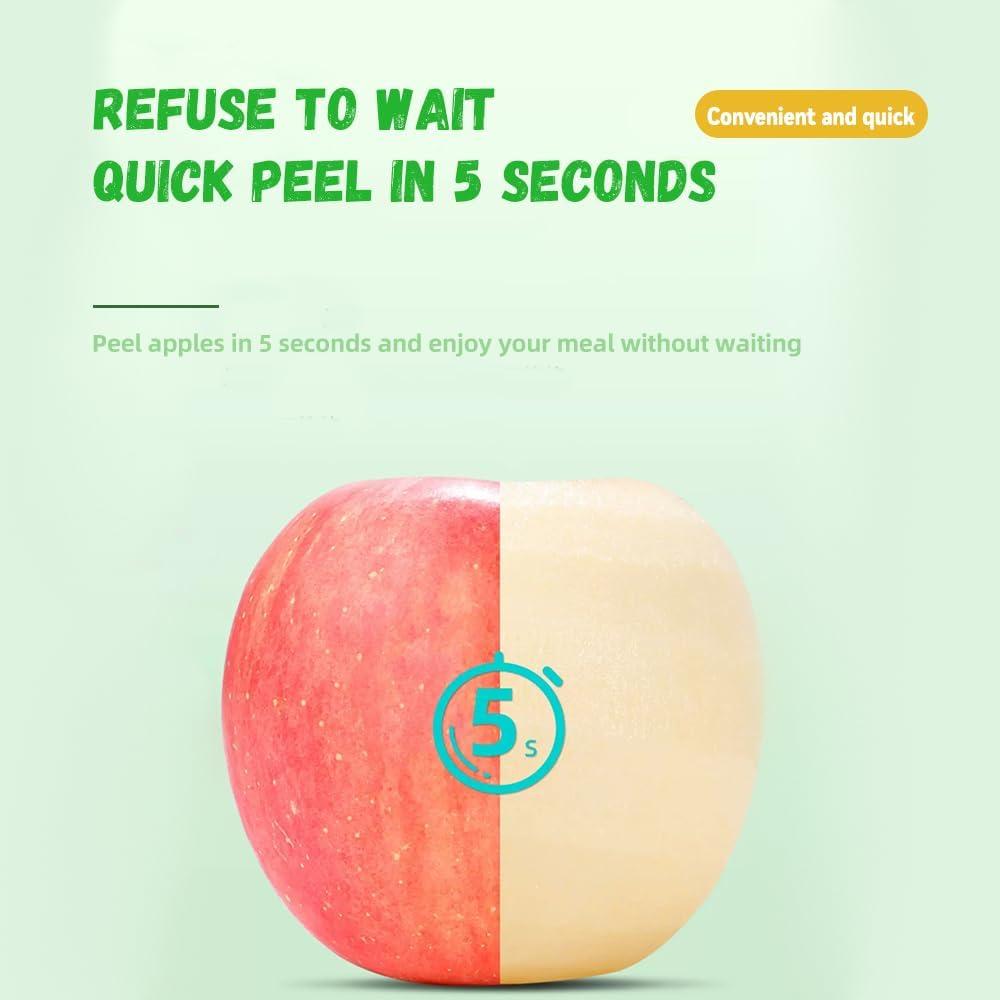 Pelador de Manzana y Pera ULAKLU Verde Claro, Automático y Antideslizante