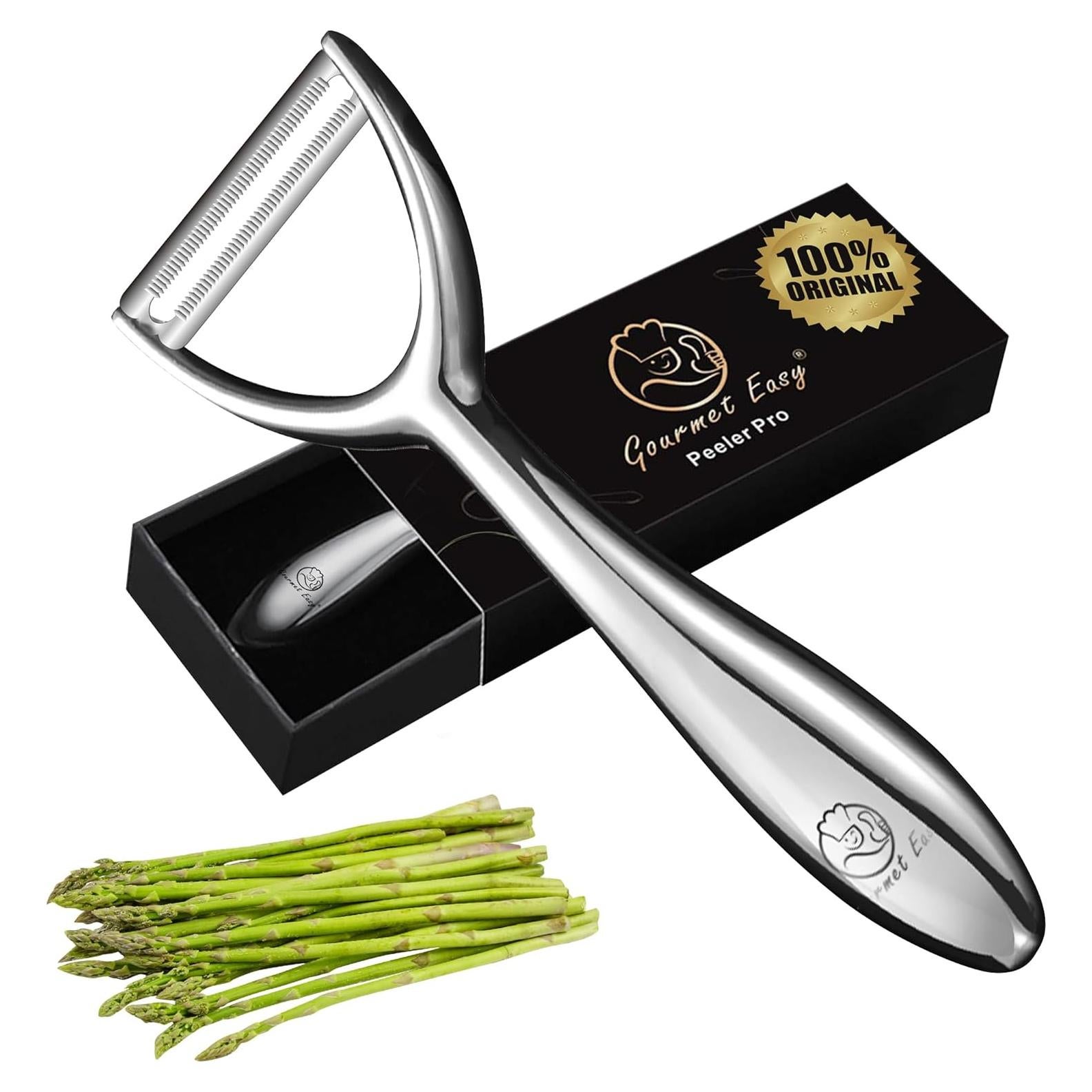 Pelador de Verduras Gourmet Easy YP1 Acero Inoxidable Ergonómico