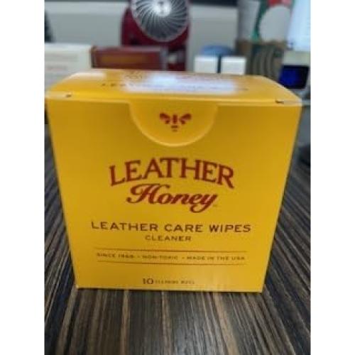 Toallitas Limpiadoras de Cuero Leather Honey - 10 Unidades