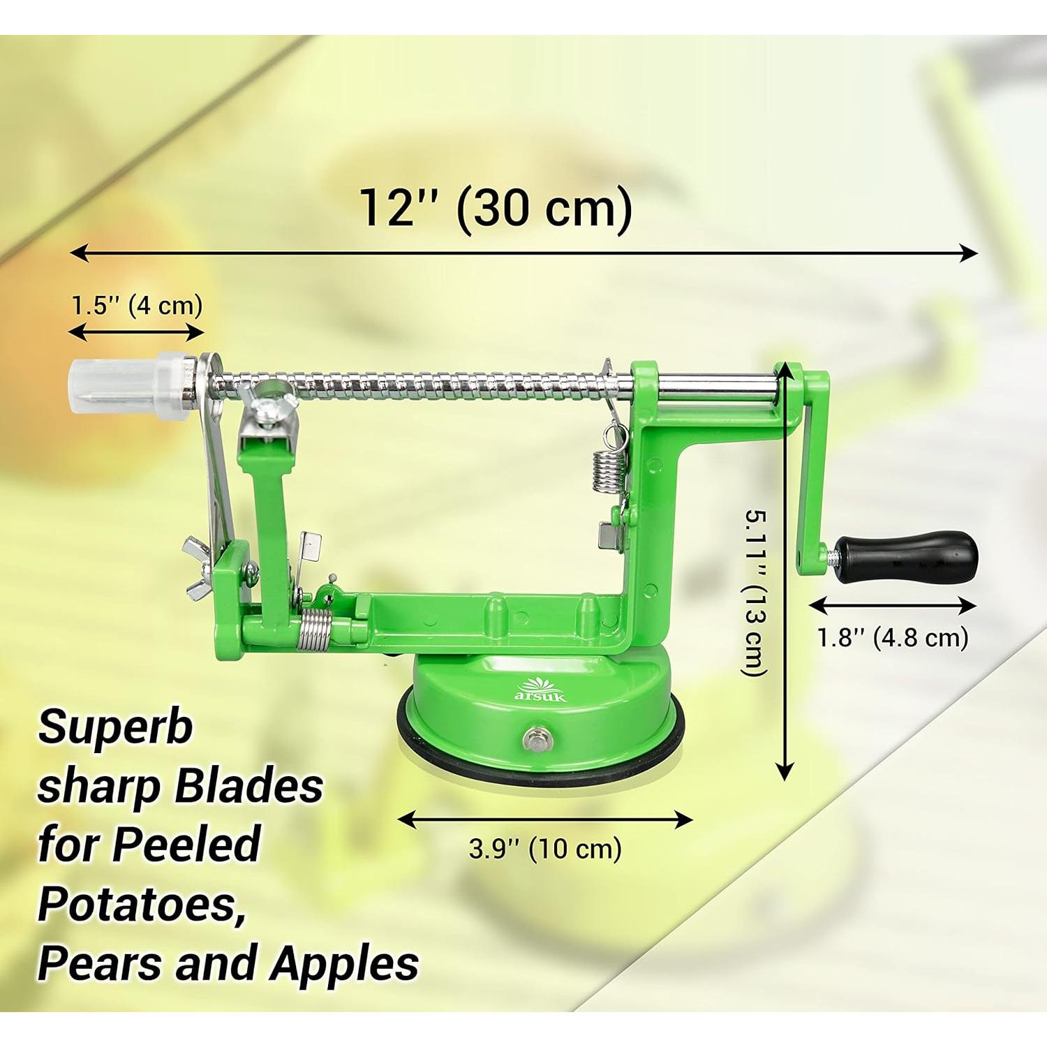 Peladora de Manzanas ARSUK 3 en 1 Manual con Cuchilla Ajustable