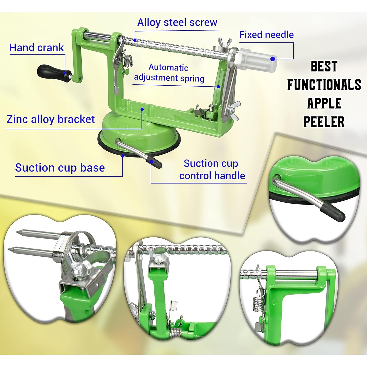 Peladora de Manzanas ARSUK 3 en 1 Manual con Cuchilla Ajustable