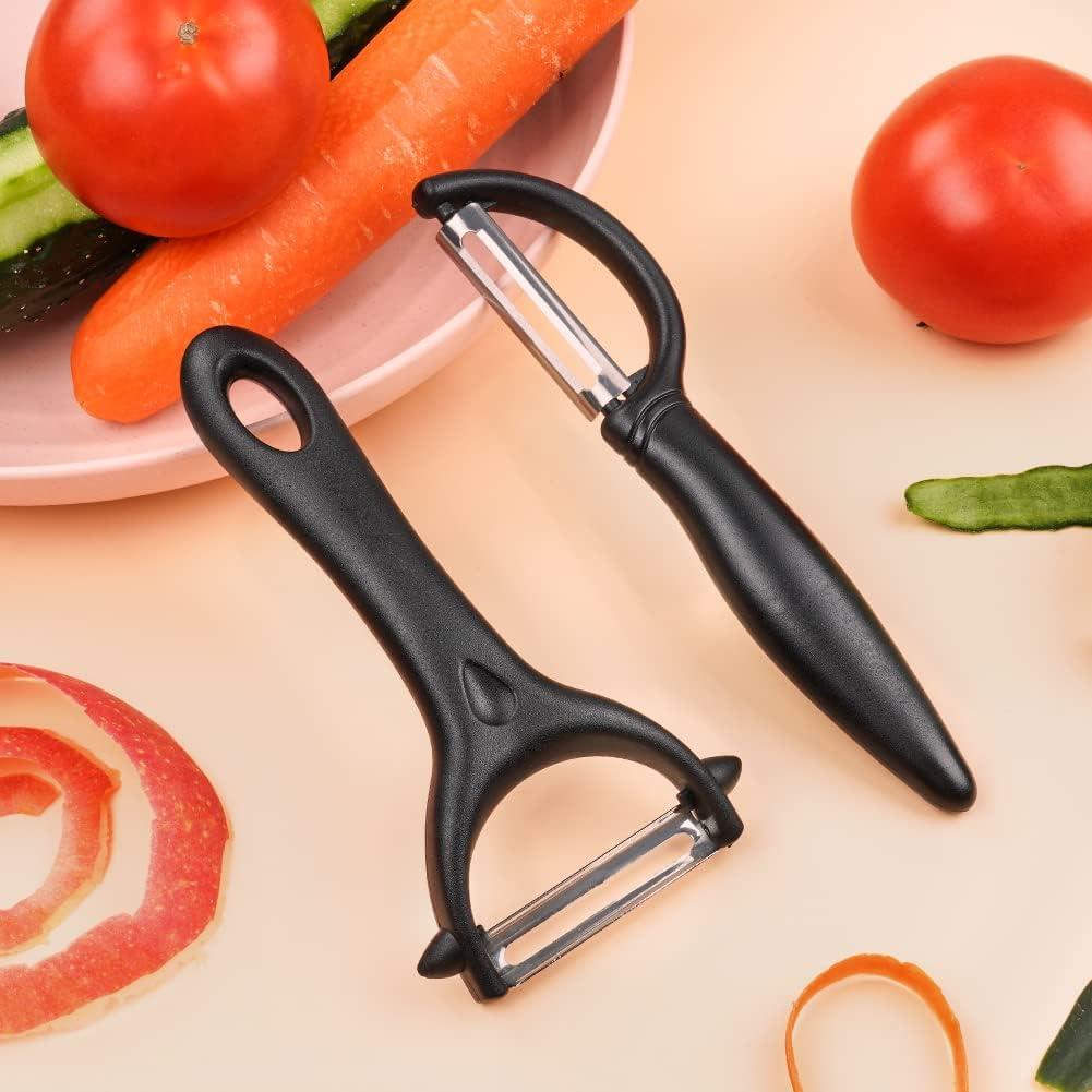 Set de Peladores de Verduras AUAUY 2PCS Acero Inoxidable