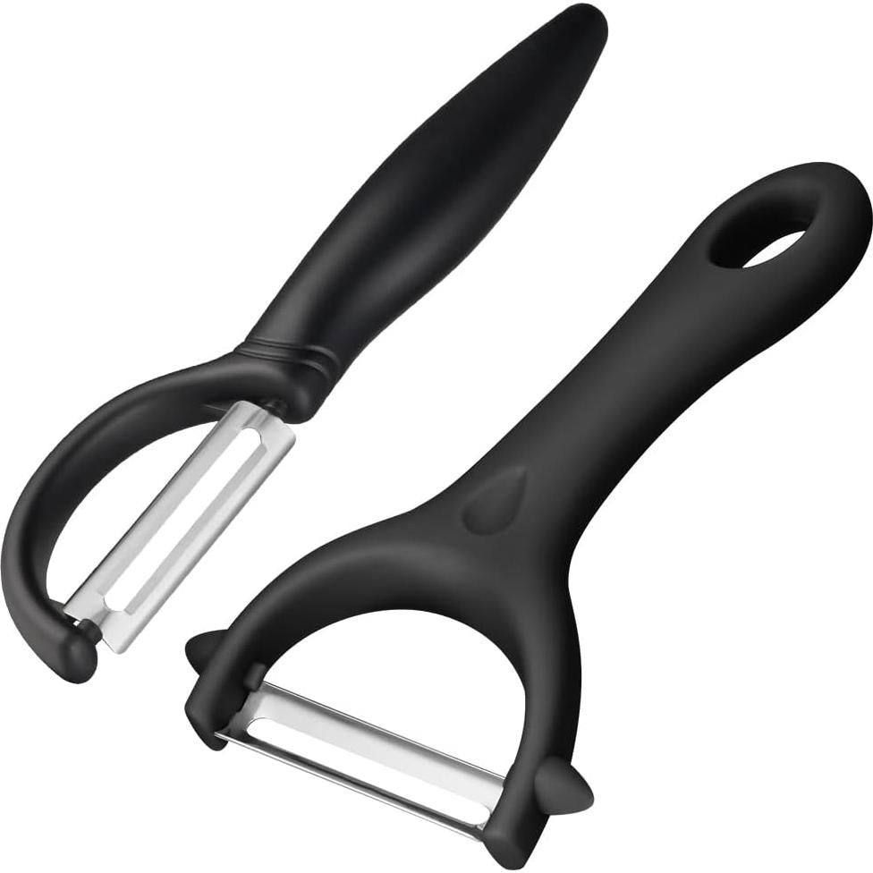 Set de Peladores de Verduras AUAUY 2PCS Acero Inoxidable