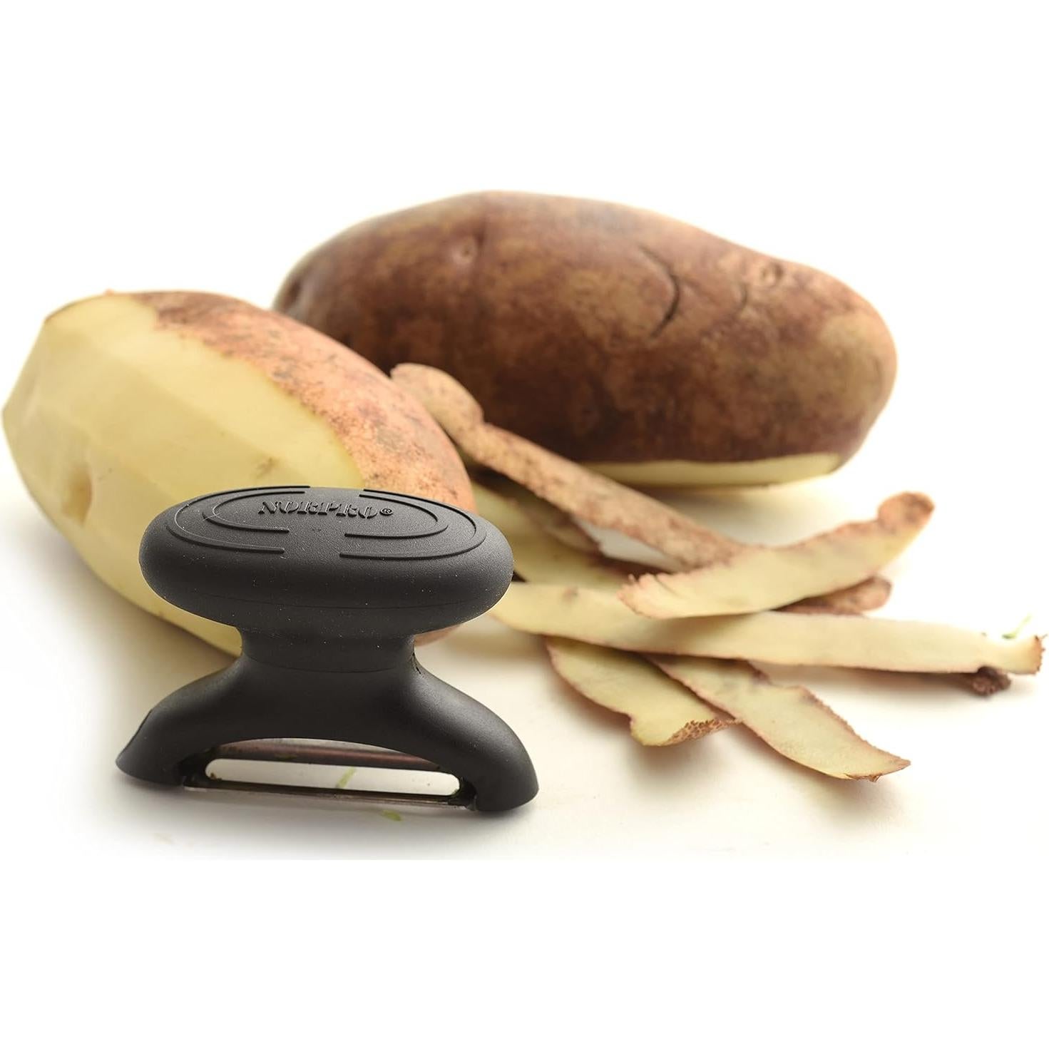 Pelador Manual Giratorio Norpro 133 Grip-EZ - Acero Inoxidable