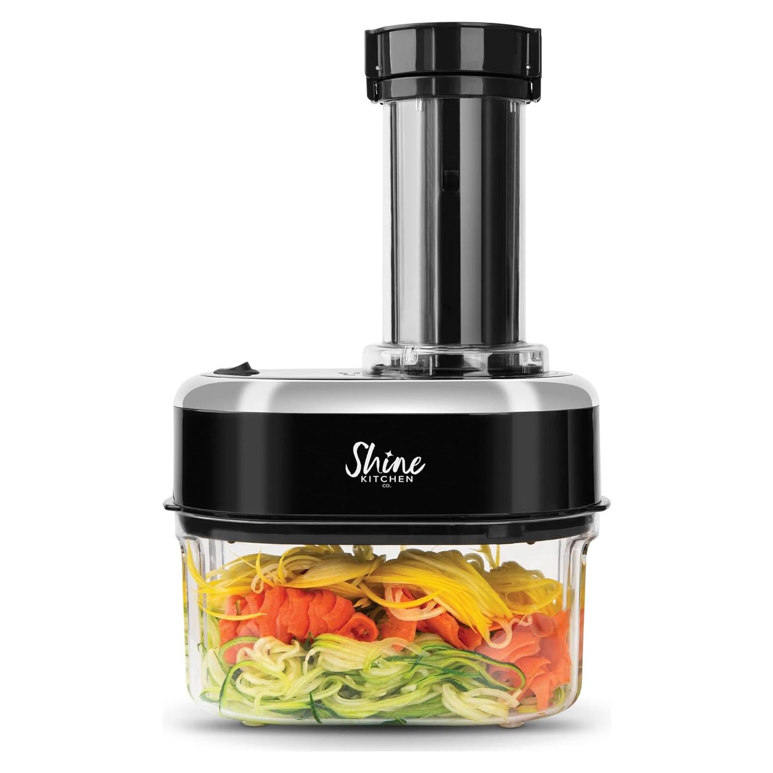 Espiralizador Eléctrico Shine Kitchen Co. SES-100 1.8L 4 Cuchillas