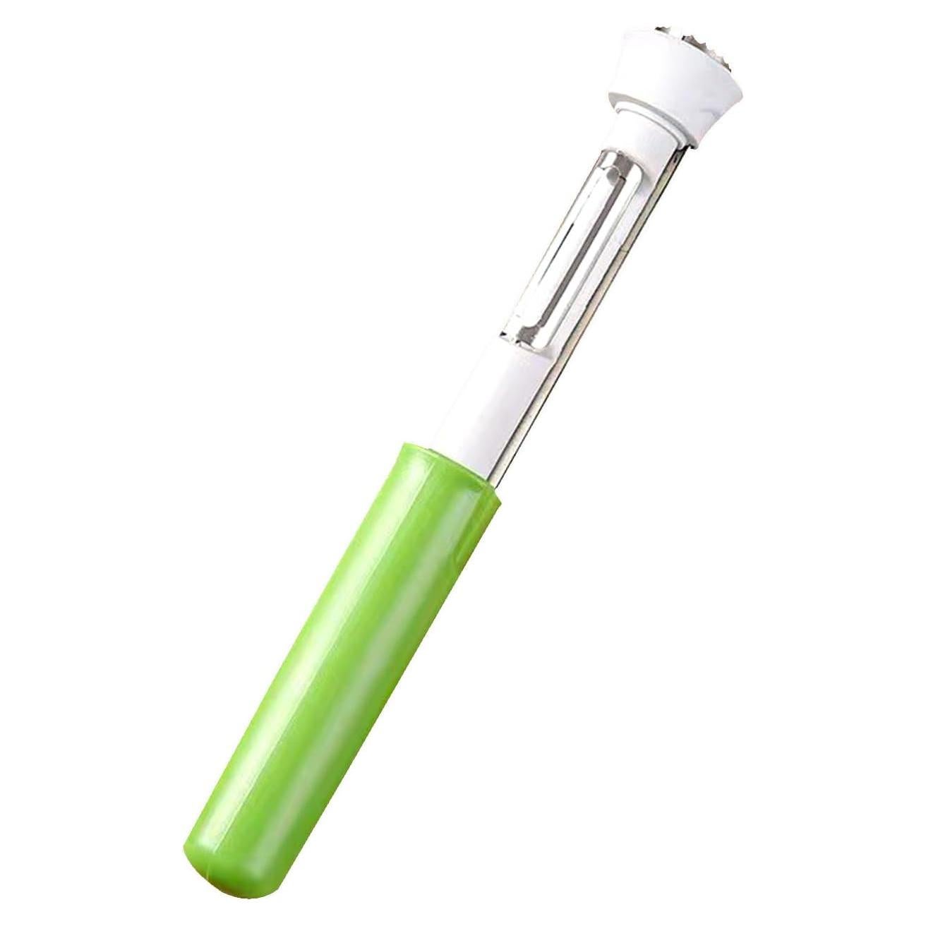 Pelador y Removedor de Corazón de Frutas 2 en 1 Azhaoiang Verde