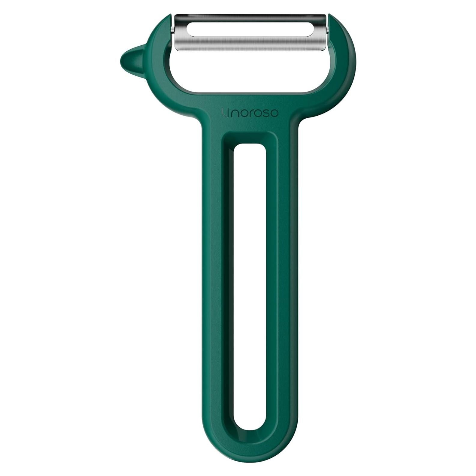 Pelador de Verduras Linoroso Y Acero Inoxidable Verde