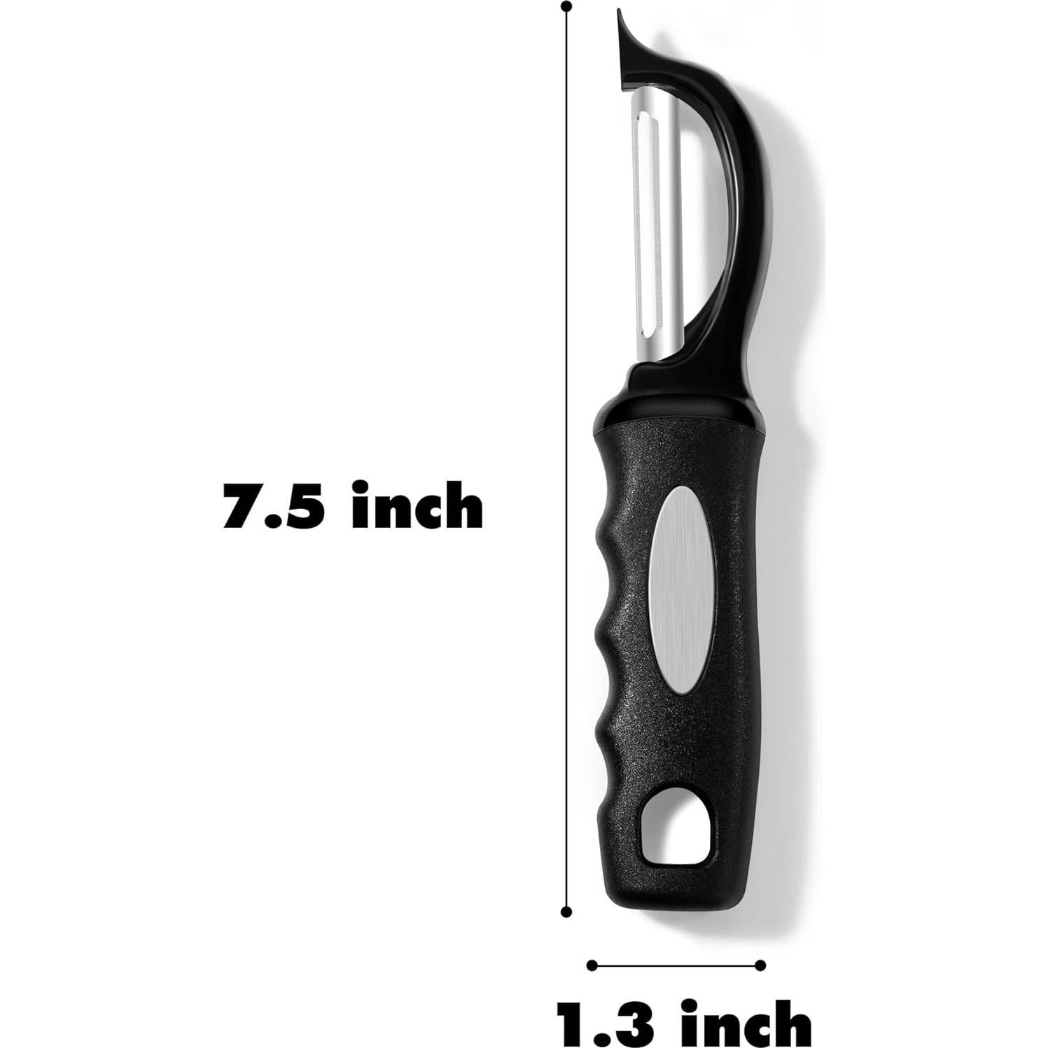 Pelador de Verduras Rainspire GPJT-HEI Acero Inoxidable Negro