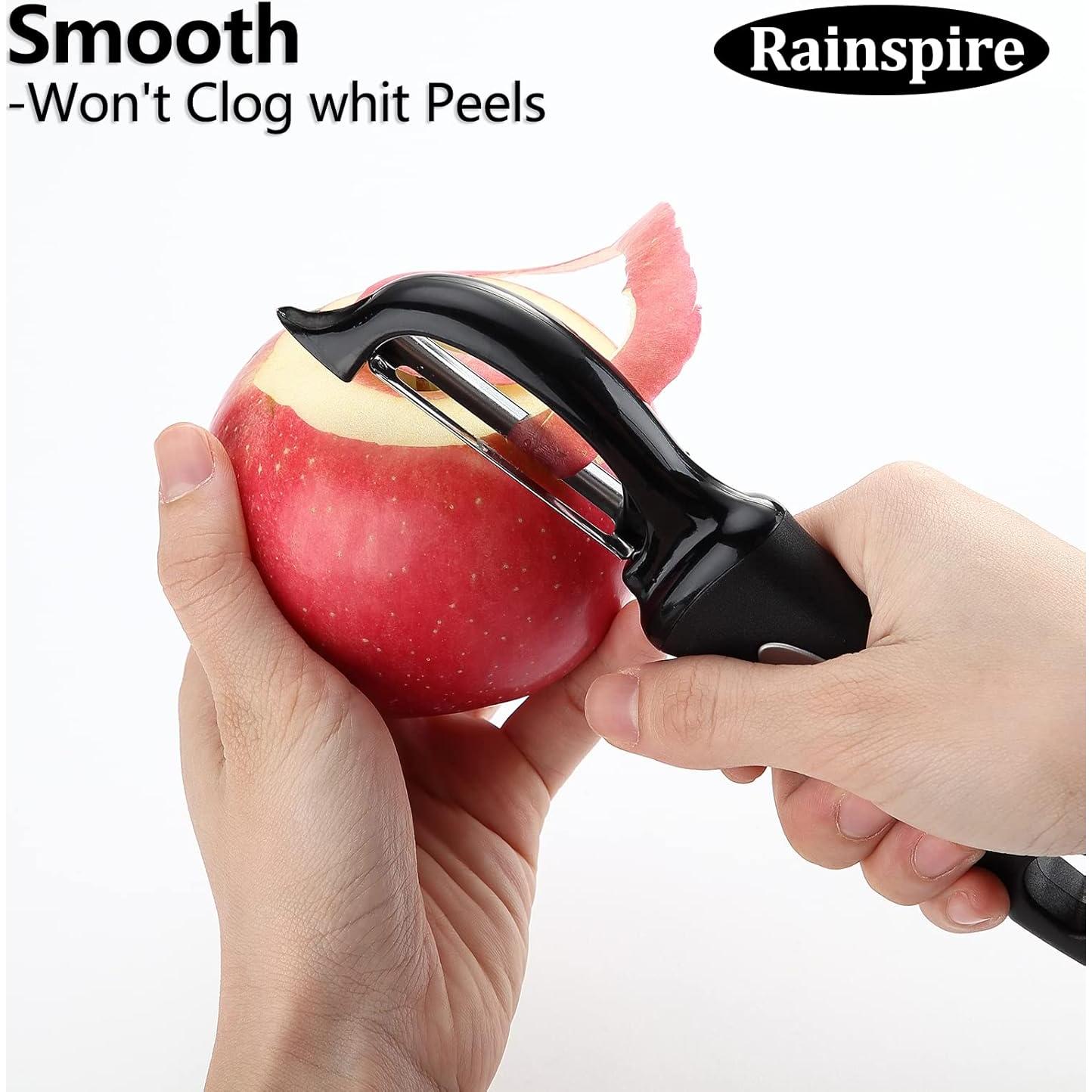 Pelador de Verduras Rainspire GPJT-HEI Acero Inoxidable Negro