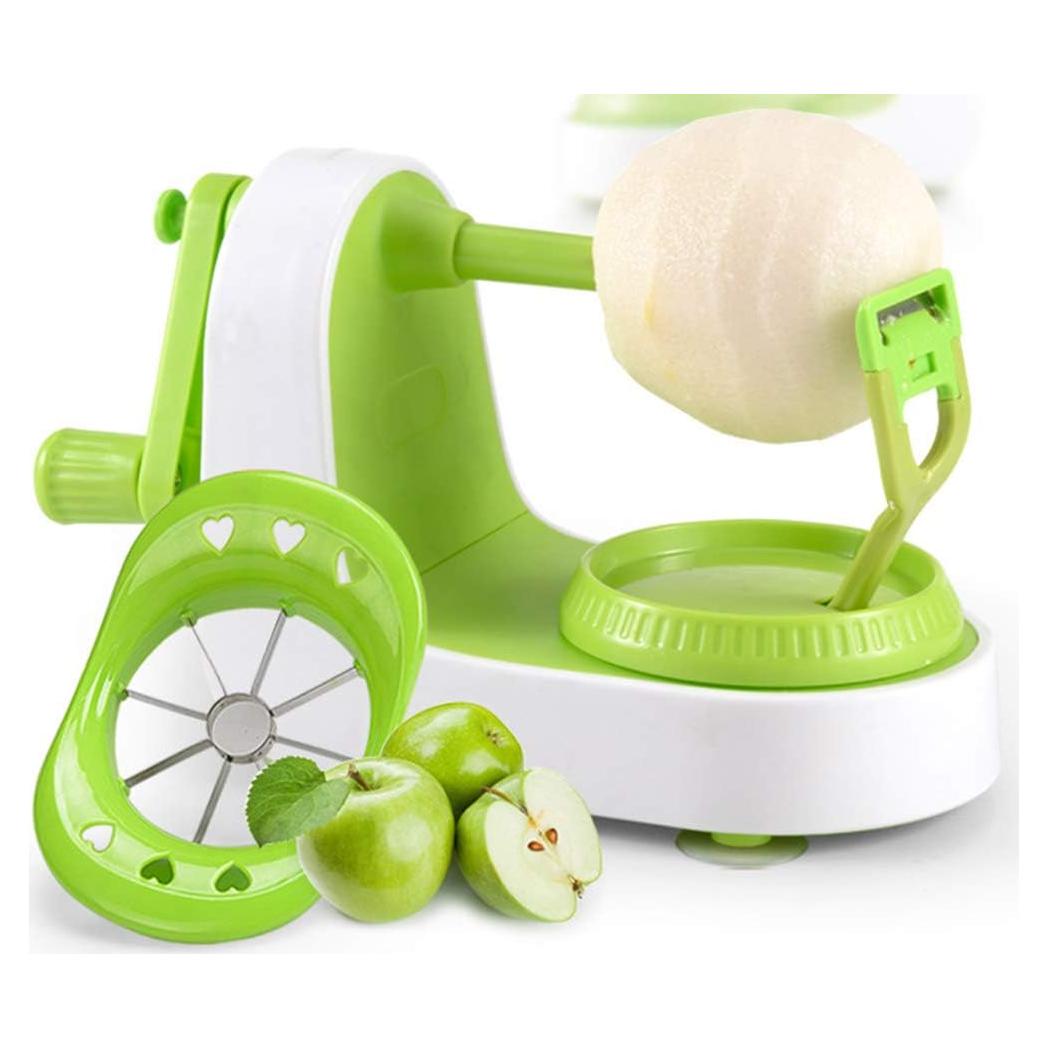 Pelador de Manzana Manual OUKEYI con Cortador de 8 Cuchillas