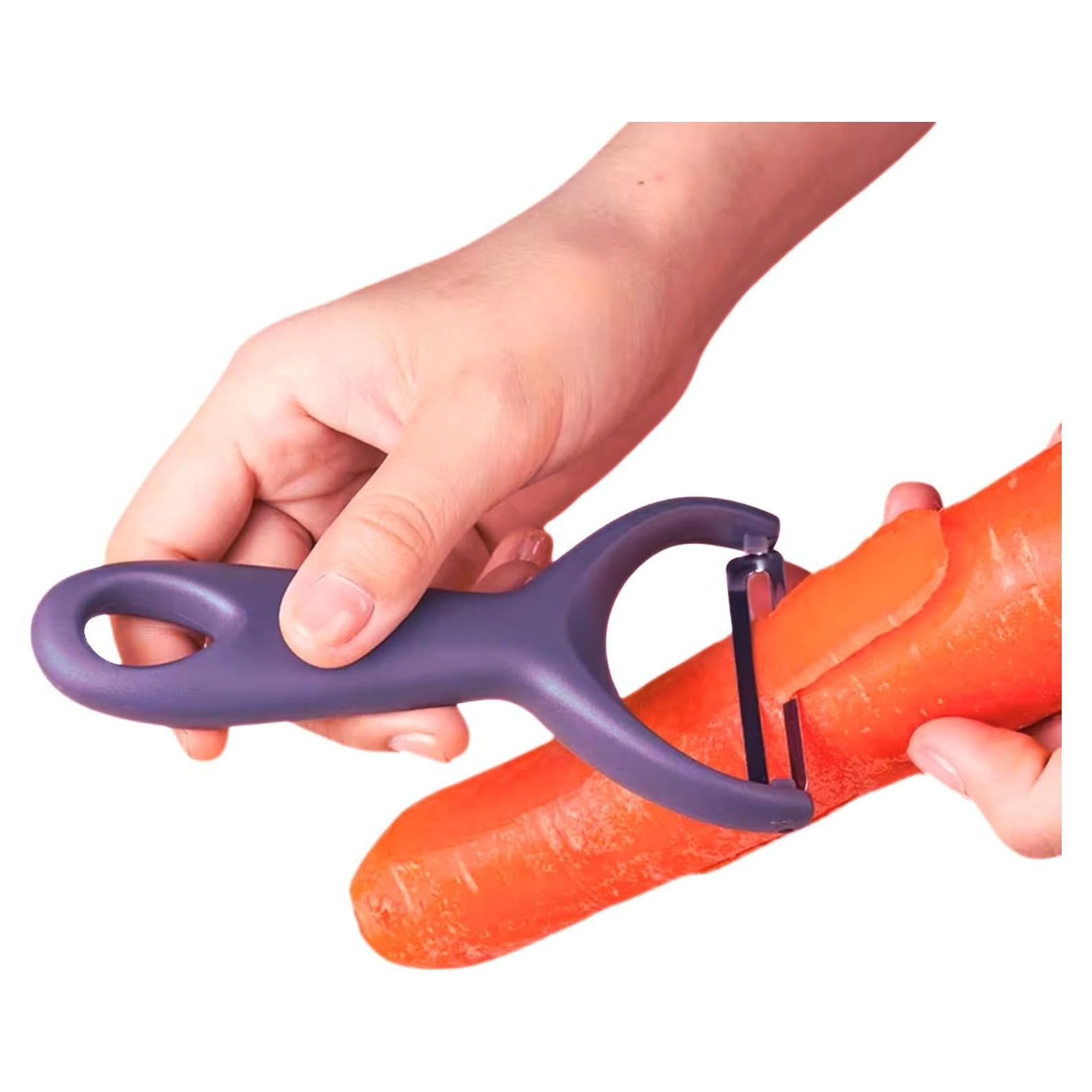 Pelador de Verduras y Frutas Genérico Acero Inoxidable Ergonomico