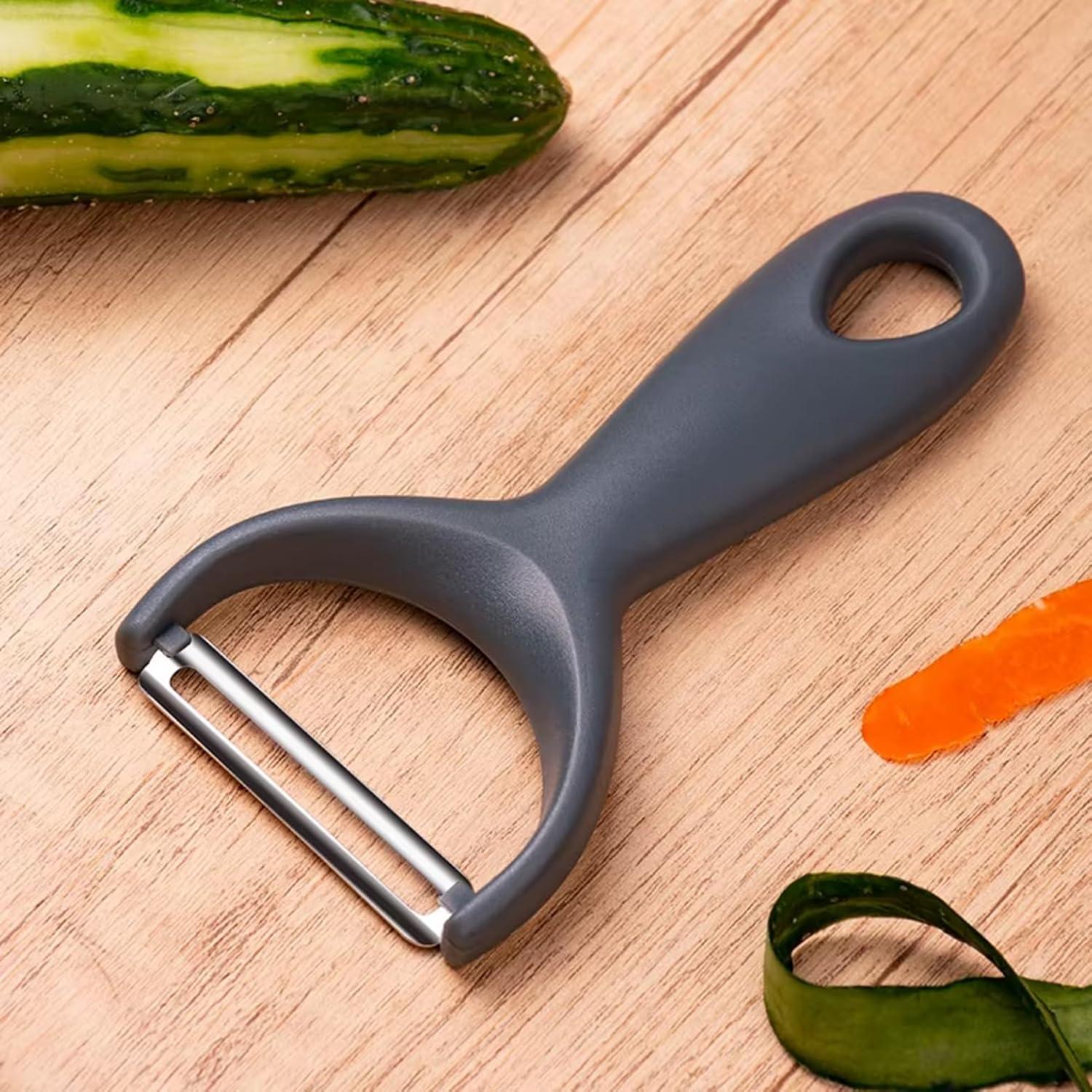 Pelador de Verduras y Frutas Genérico Acero Inoxidable Ergonomico