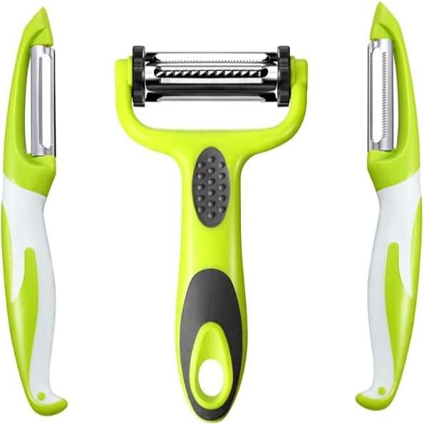 Set de Peladores 3 en 1 NextG Ideaz - Acero Inoxidable Ergonómico