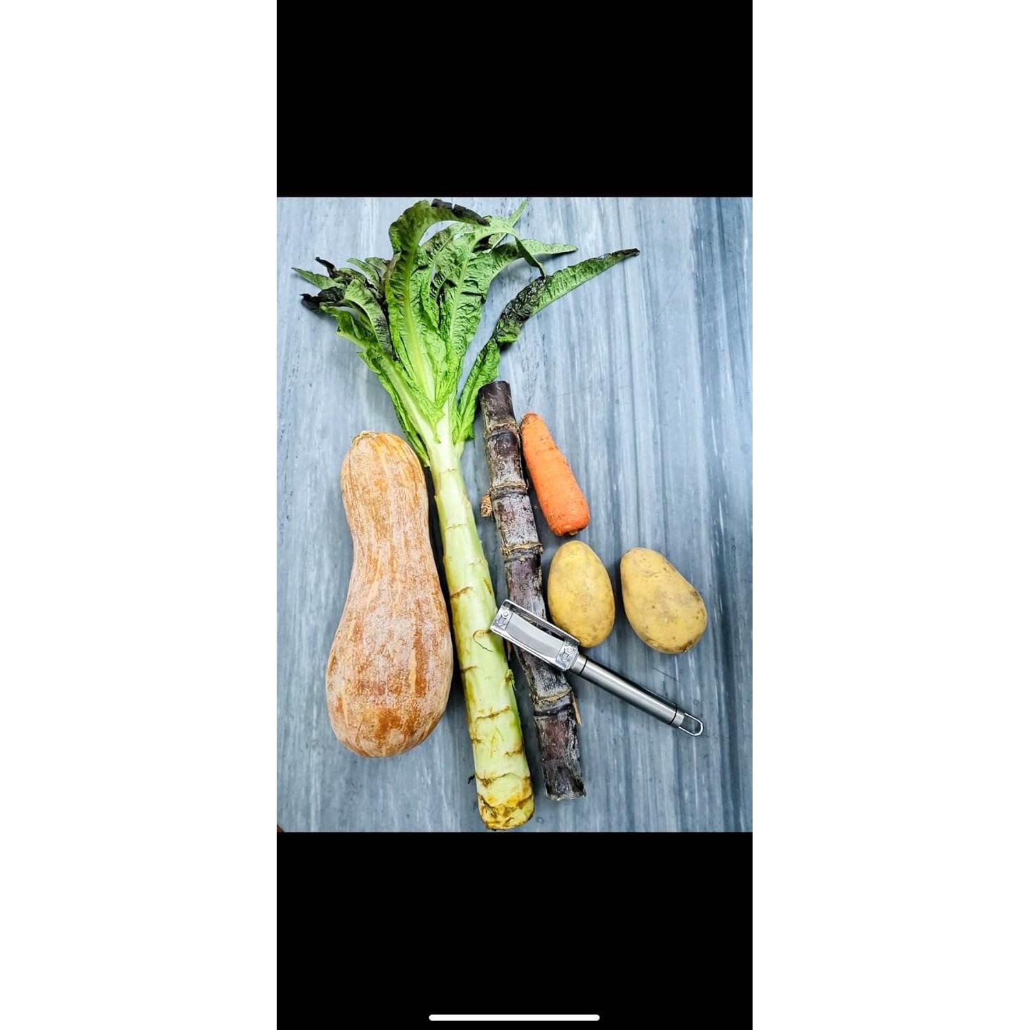 Pelador de Verduras TLIOCAS Acero Inoxidable Alta Resistencia