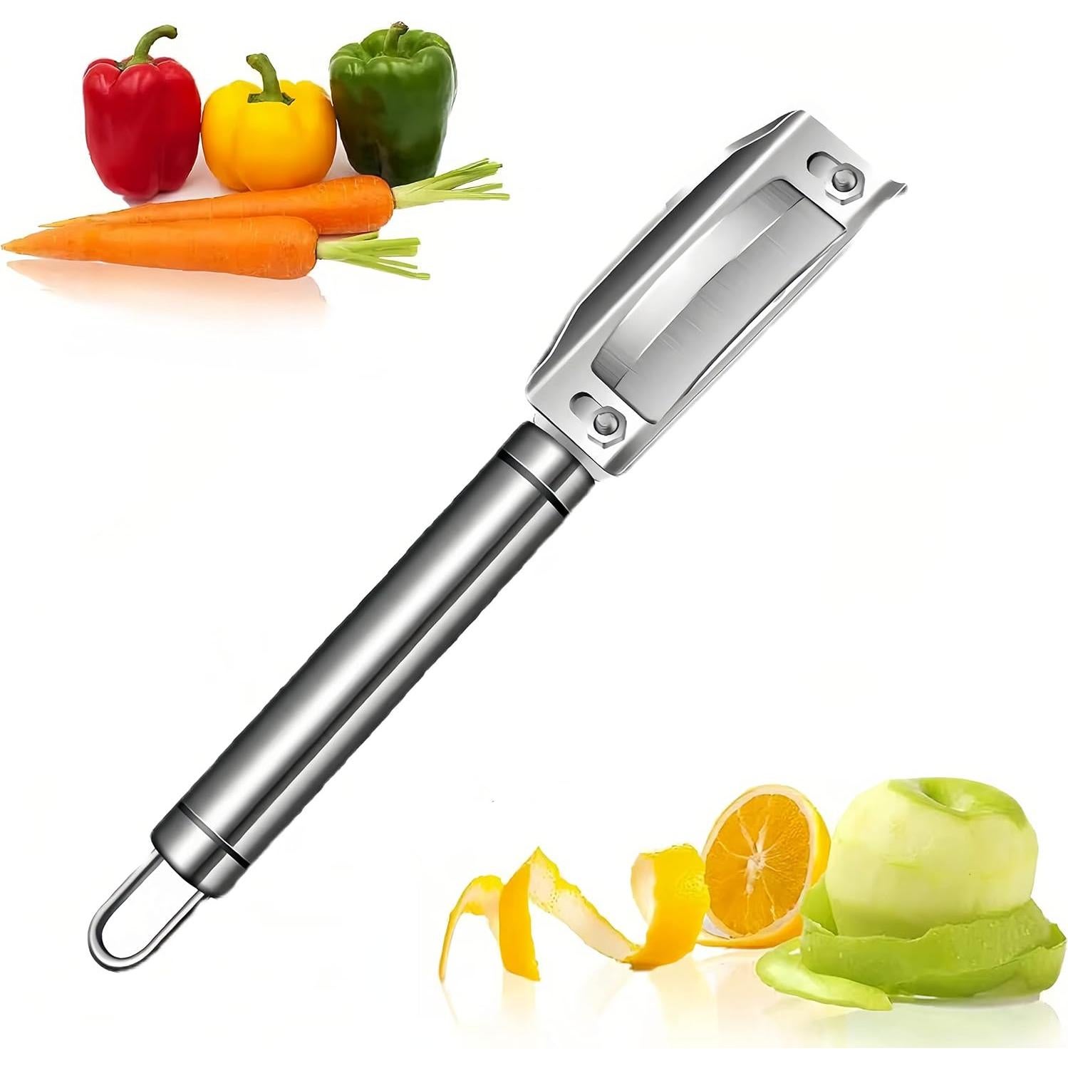 Pelador de Verduras TLIOCAS Acero Inoxidable Alta Resistencia