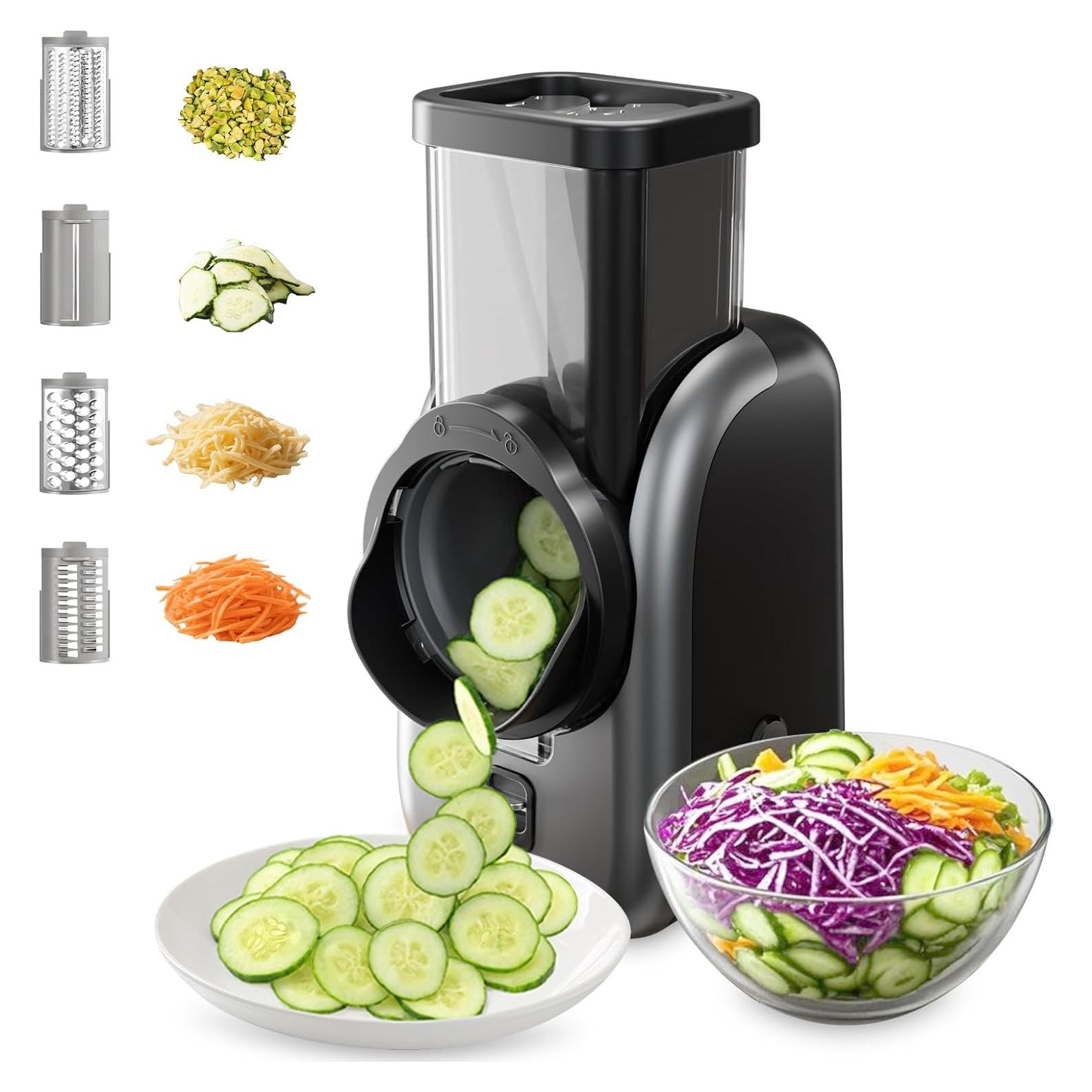 Cortador Eléctrico de Verduras Keerain MDQ6 con 4 Cuchillas