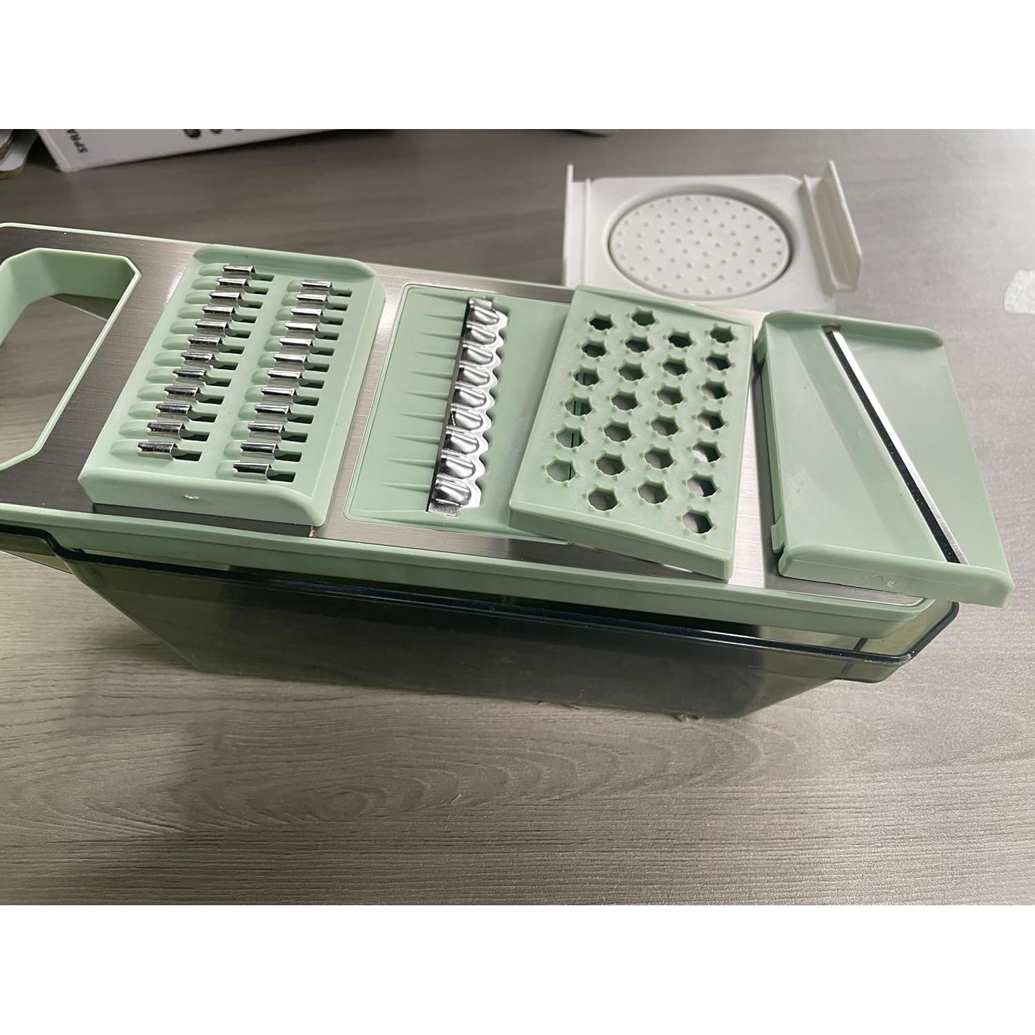 Picador de Verduras ANAM 6 en 1 - Cortador Manual Libre de BPA