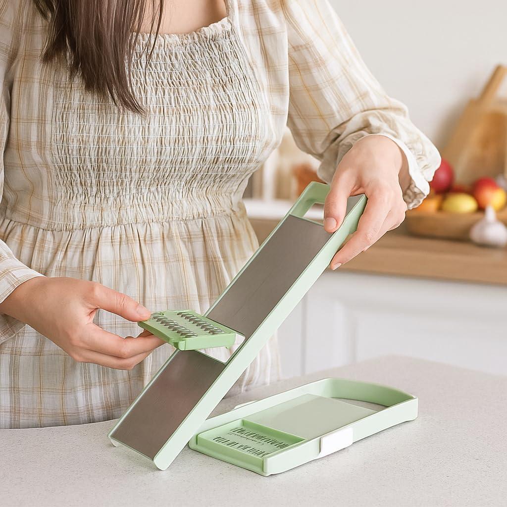 Picador de Verduras ANAM 6 en 1 - Cortador Manual Libre de BPA