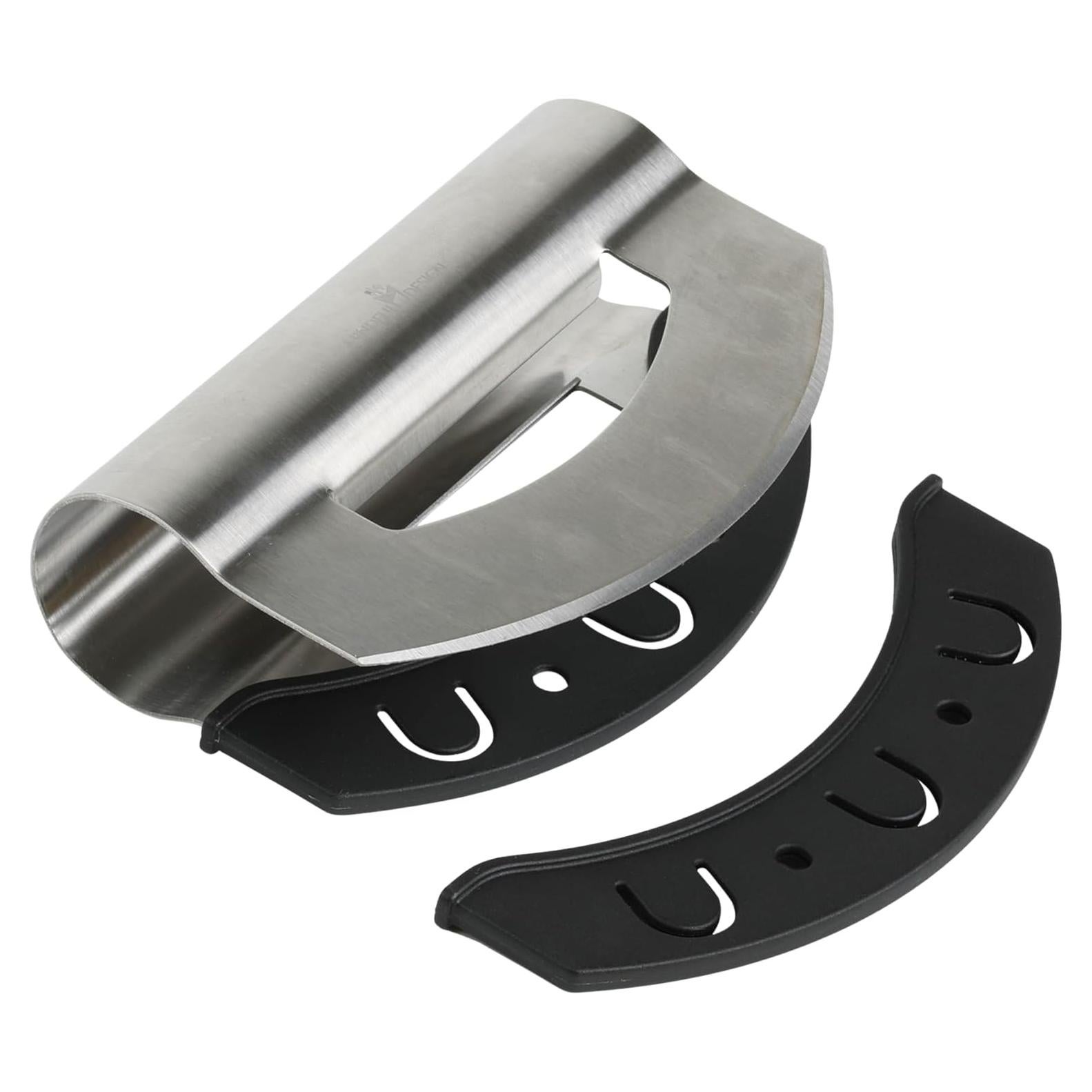 Picadora de Ensalada Mezzaluna Mindful Design Acero Inoxidable 15.24 cm