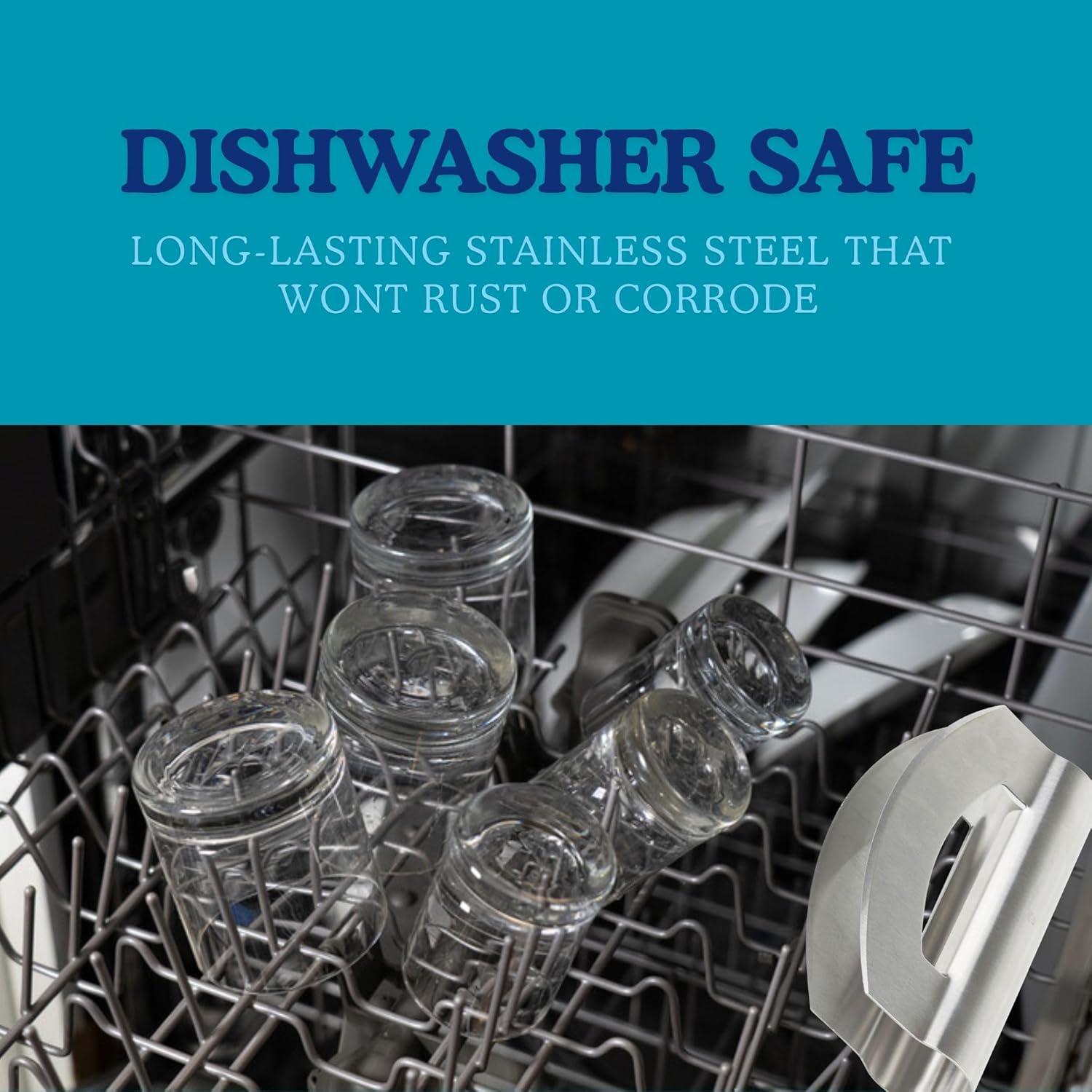 Picadora de Ensalada Mezzaluna Mindful Design Acero Inoxidable 15.24 cm