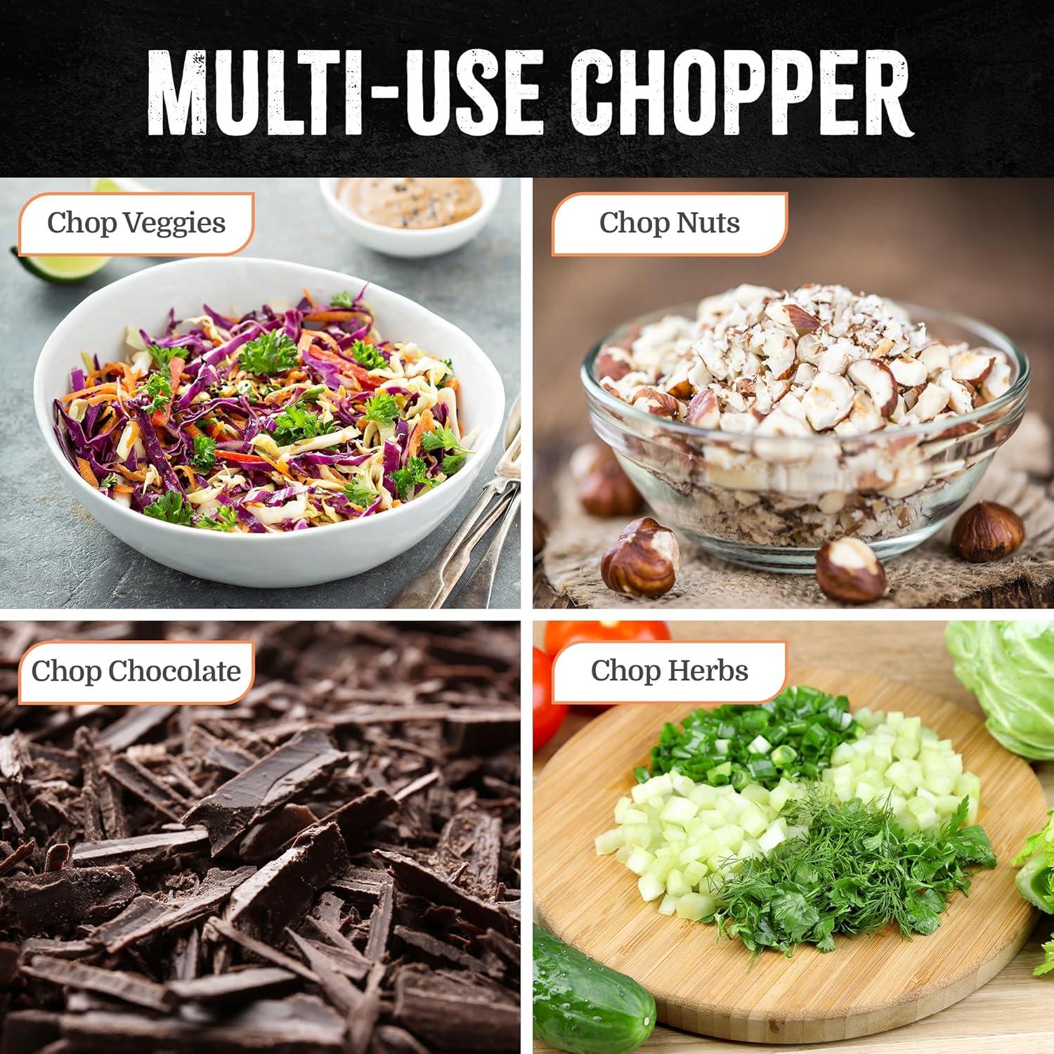 Picadora de Ensalada Mezzaluna Mindful Design Acero Inoxidable 15.24 cm