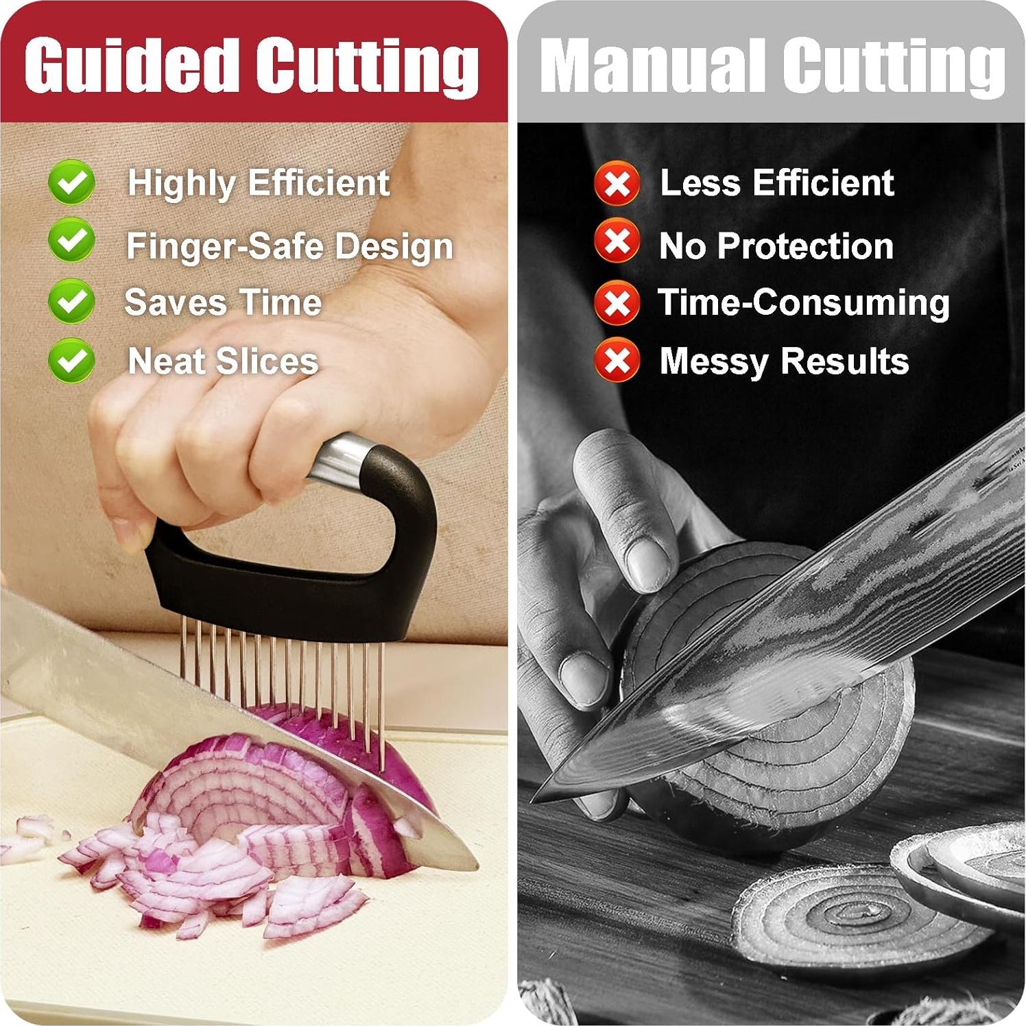 Cortador de Cebolla y Ablandador de Carne Furneet - Acero Inoxidable