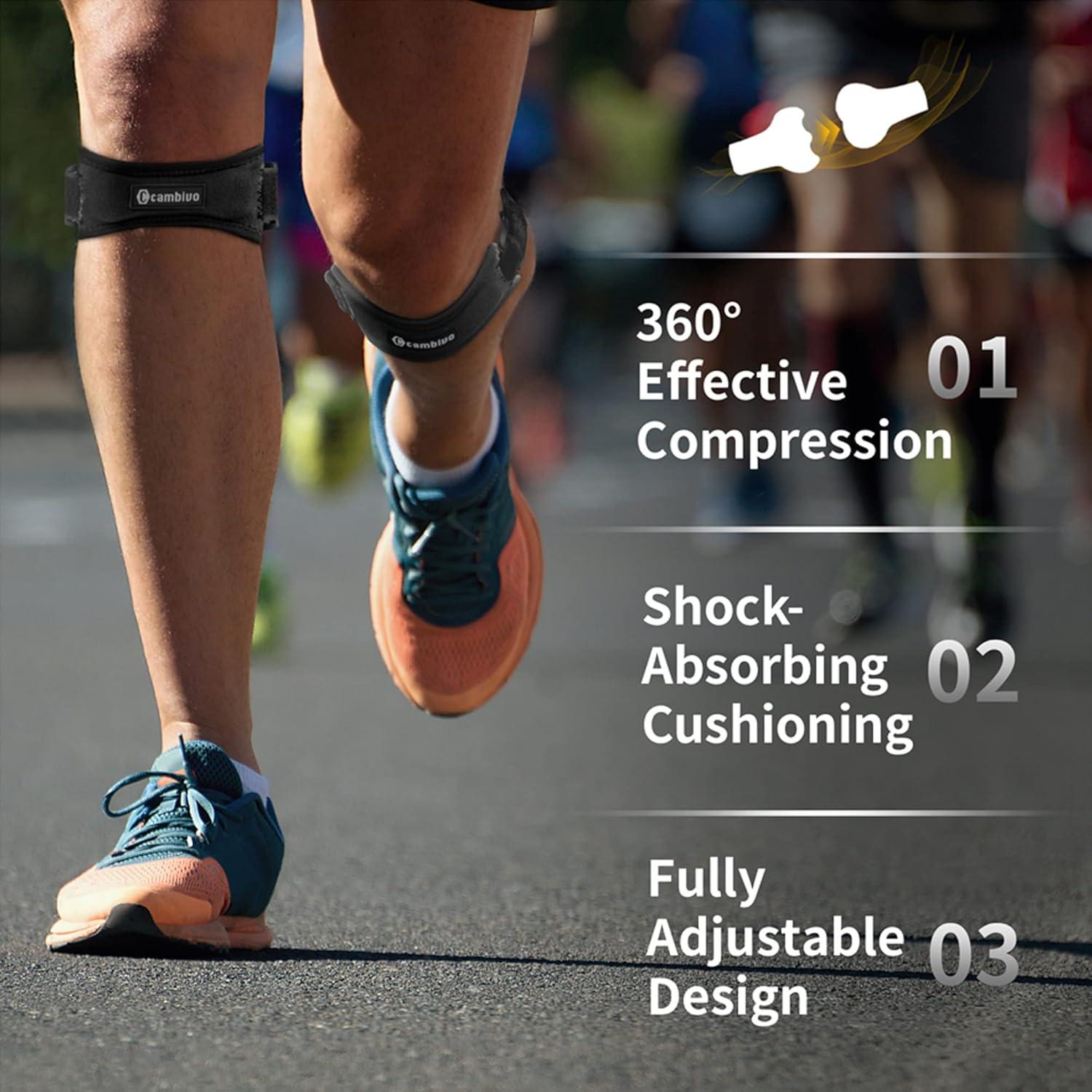 Soporte para Rodilla CAMBIVO KCS-1 Ajustable Unisex Negro