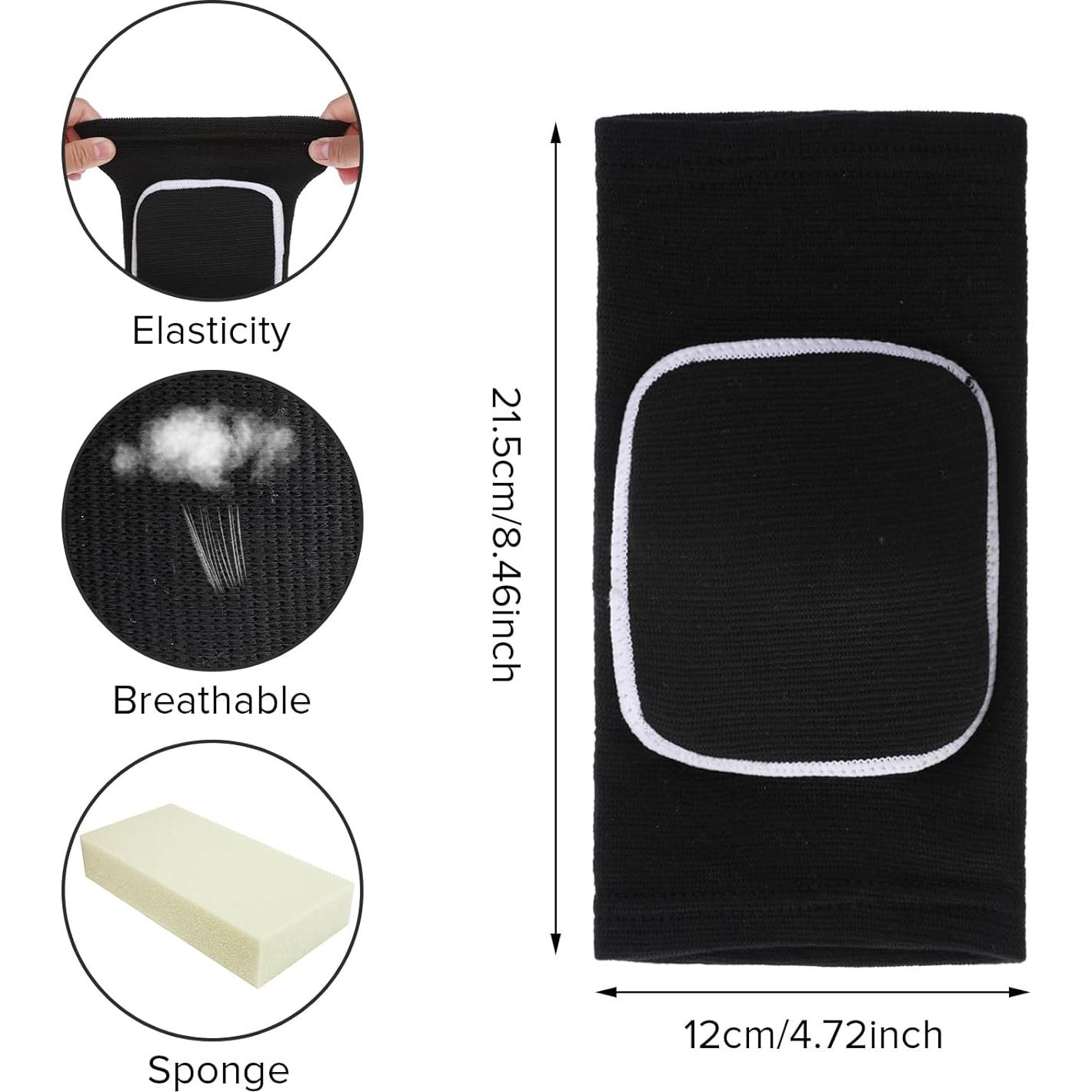 Correas de protección para codos COMNICO con almohadillas - Negro