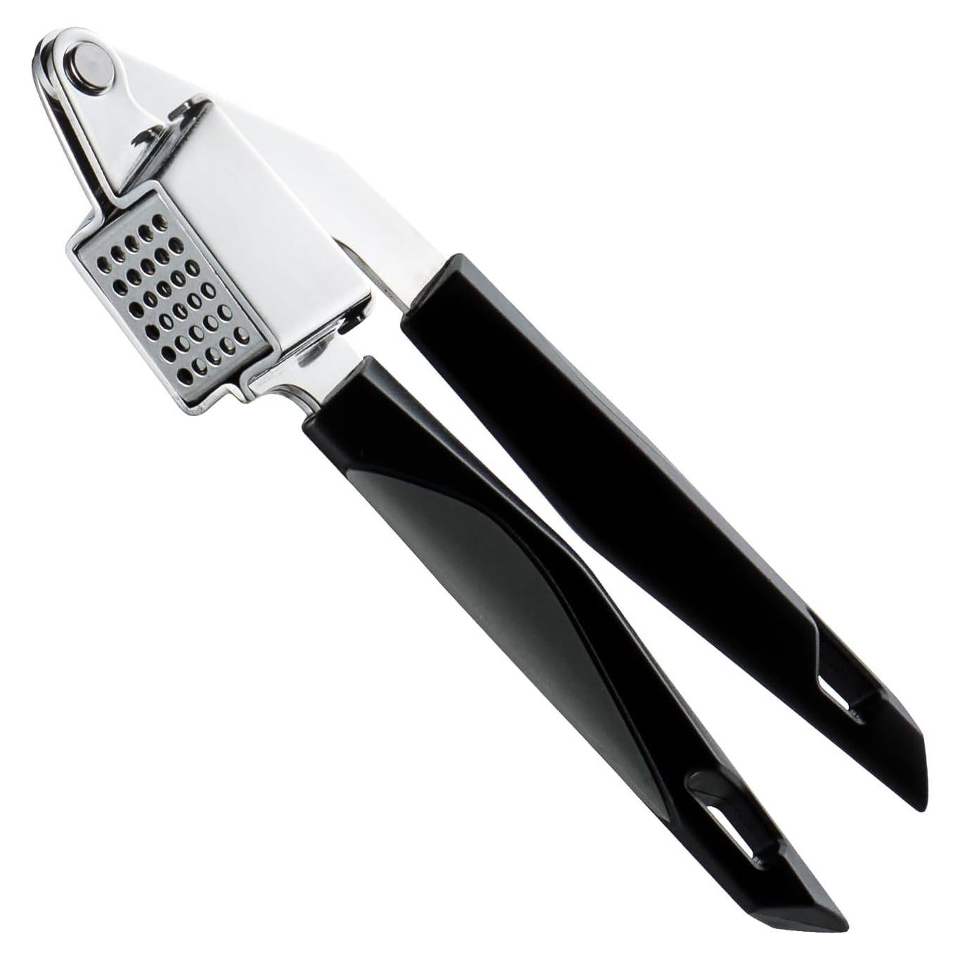 Prensa de Ajo Balamno de Acero Inoxidable 21 cm, Apta para Lavavajillas