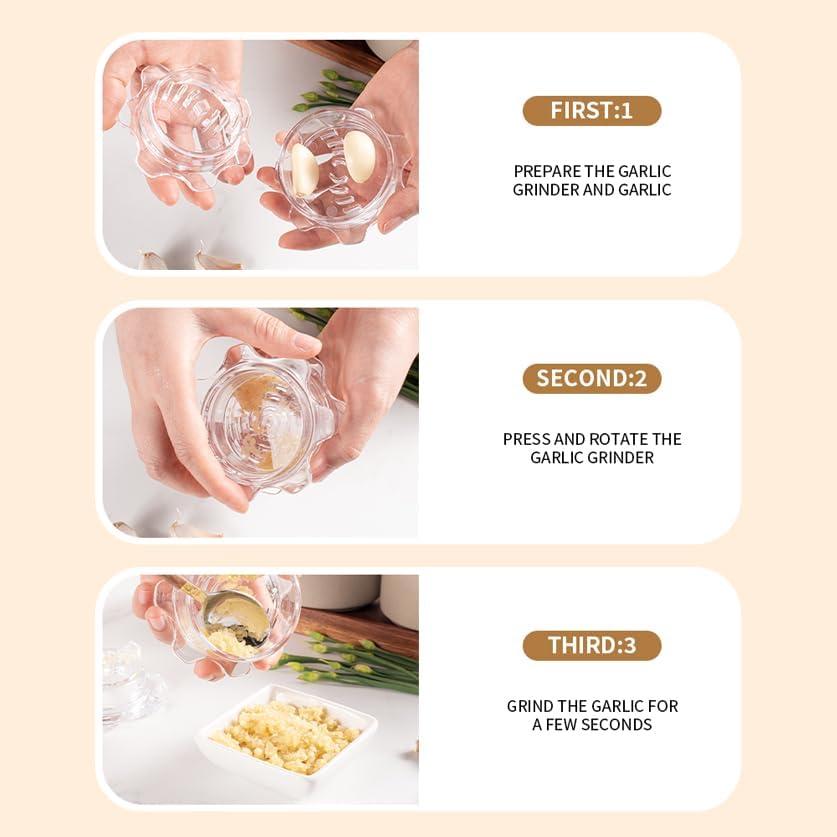 Triturador de Ajo Manual Genérico GT-2025 - Utensilio de Cocina