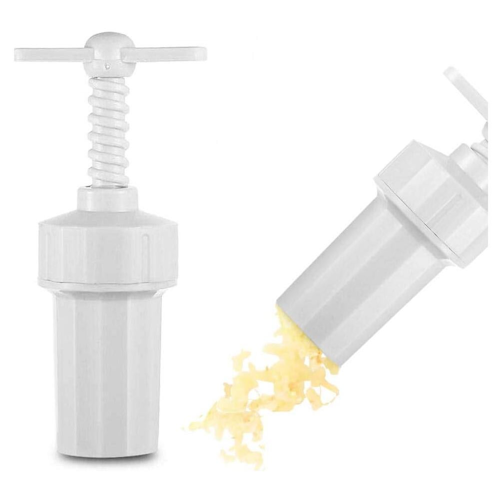 Prensador de Ajo Tredoni de Plástico Blanco - Compacto y Duradero