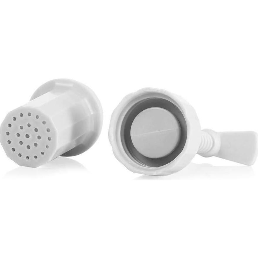 Prensador de Ajo Tredoni de Plástico Blanco - Compacto y Duradero