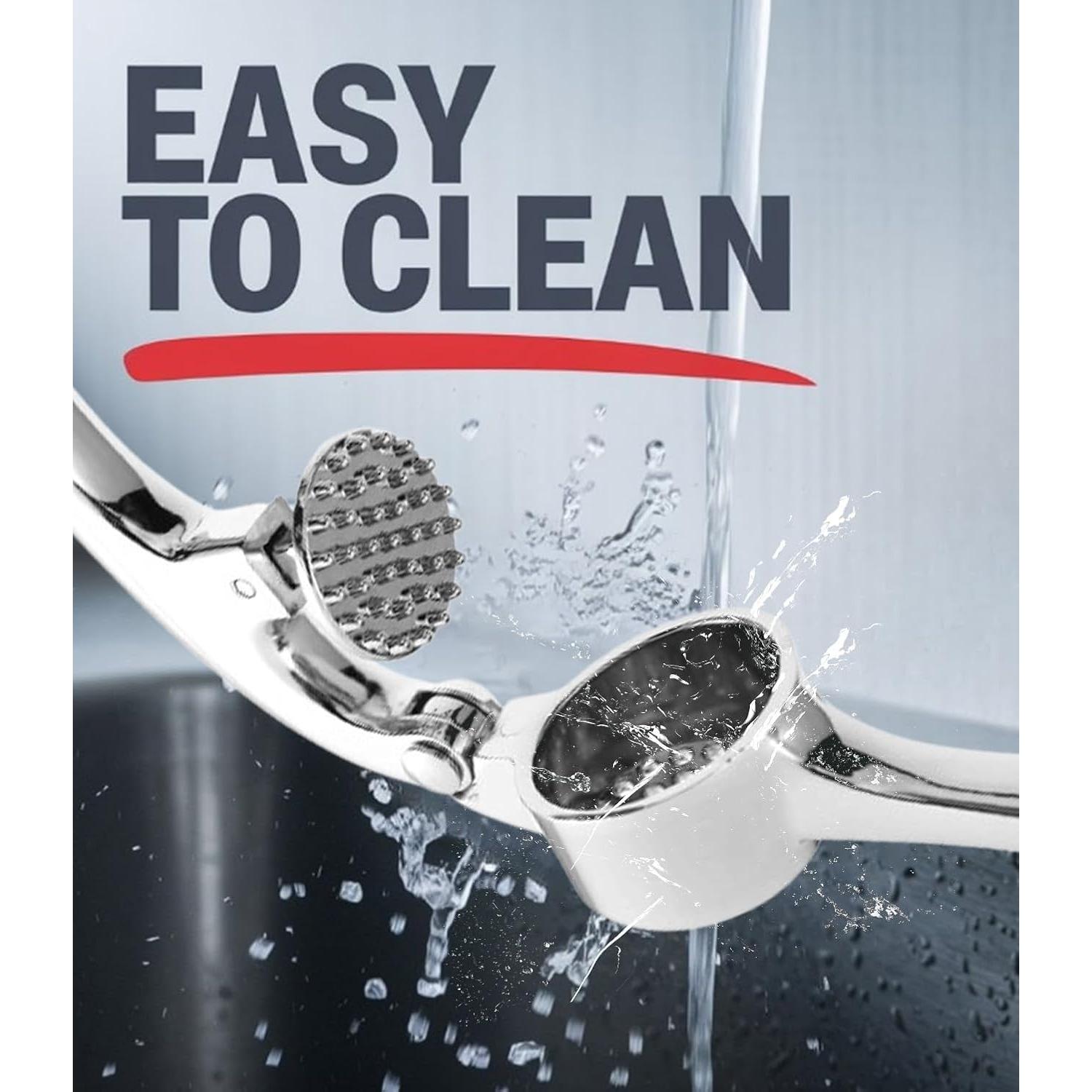 Prensa de Ajo Acero Inoxidable One6 Ergonómica 249g